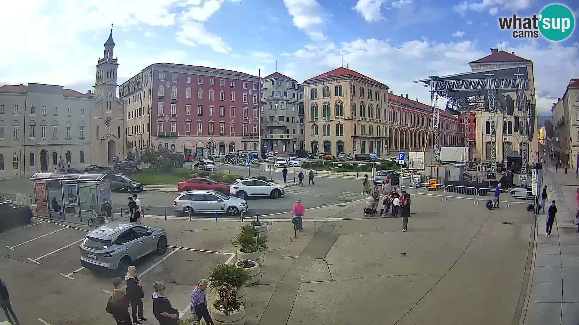 Webcam Split Riva – Prokurative | Trg Republike