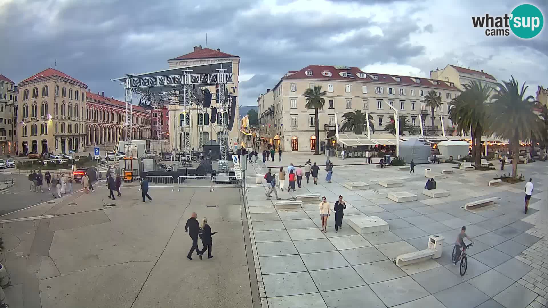 Webcam Split Riva – Prokurative | Trg Republike