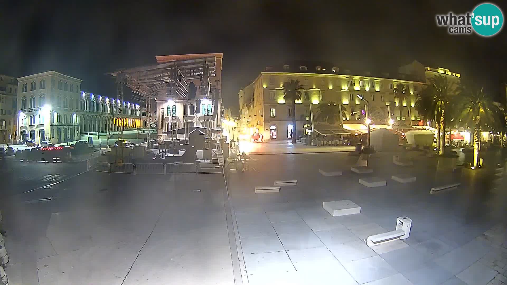 Webcam Spalato Riva – Prokurative | Piazza della Republika