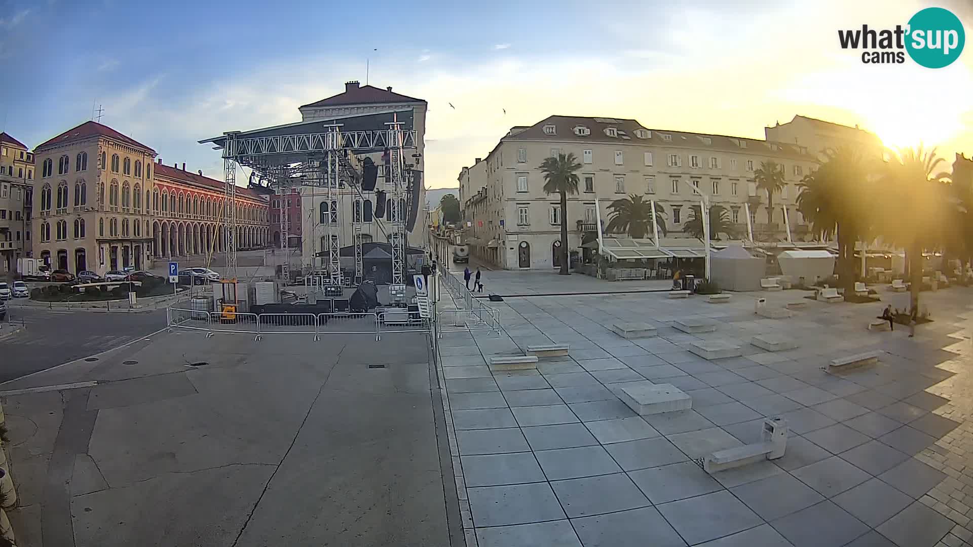 Webcam Split Riva – Prokurative | Trg Republike