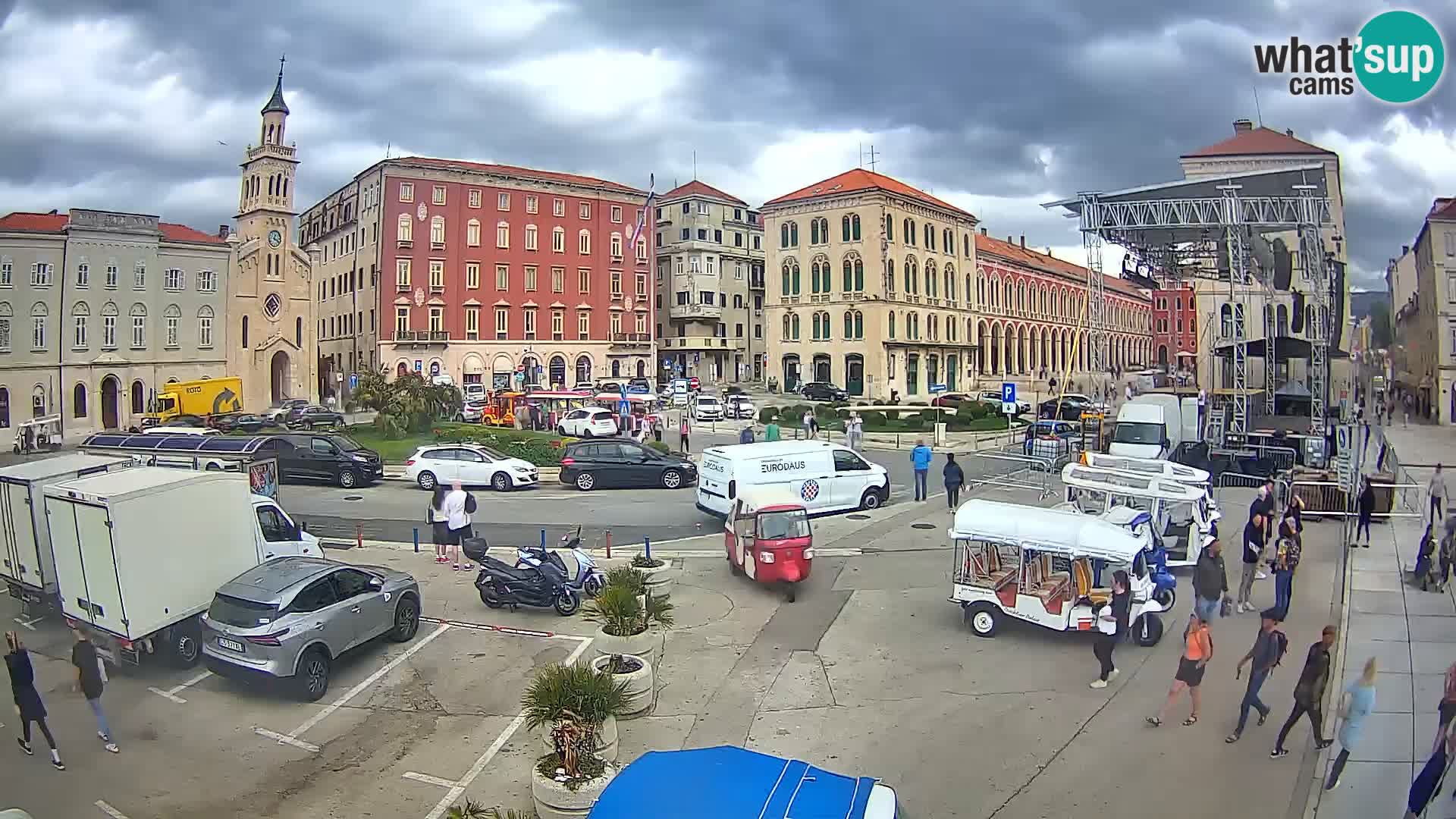Webcam Spalato Riva – Prokurative | Piazza della Republika