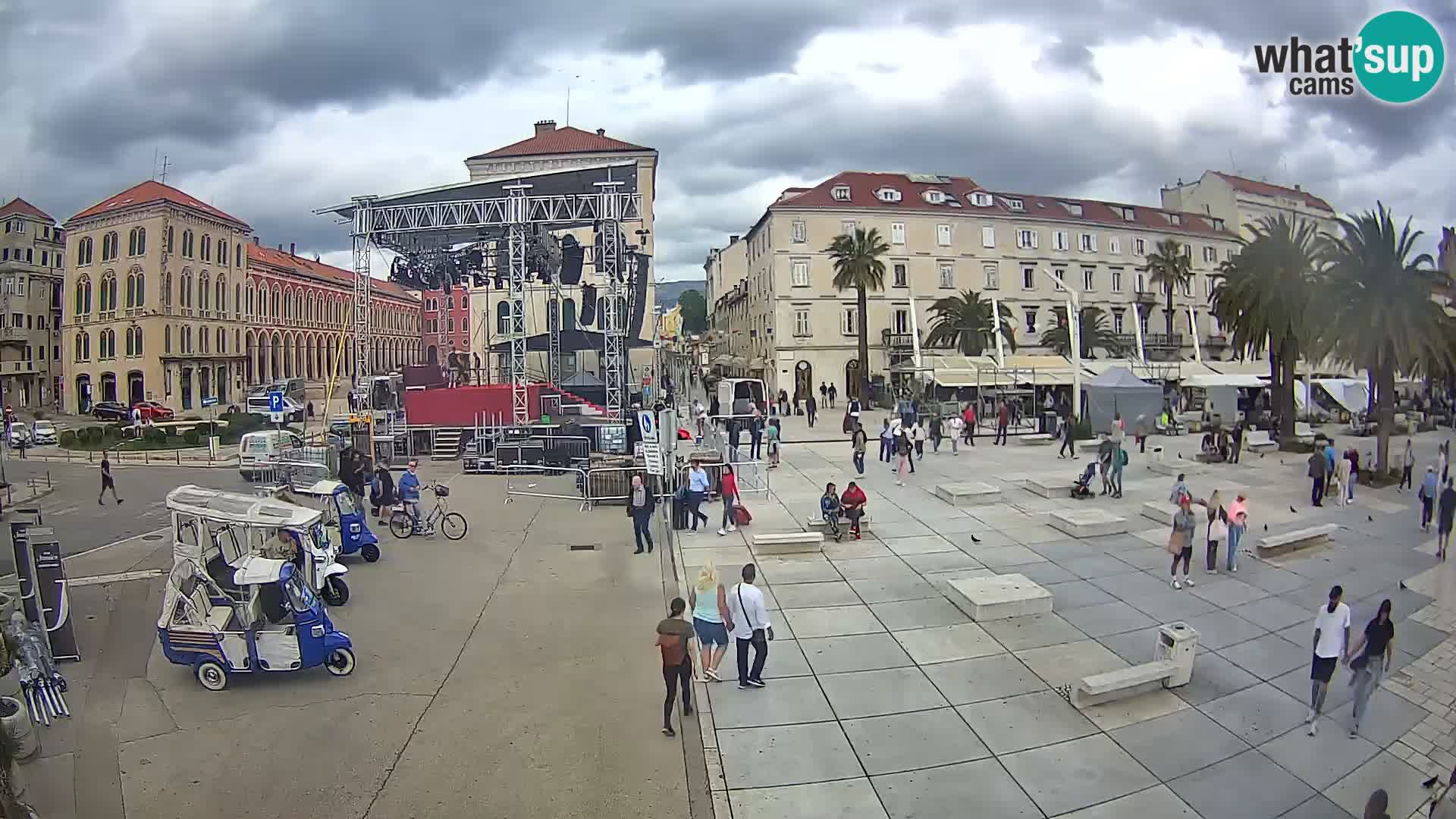 Webcam Split Riva – Prokurative | Trg Republike