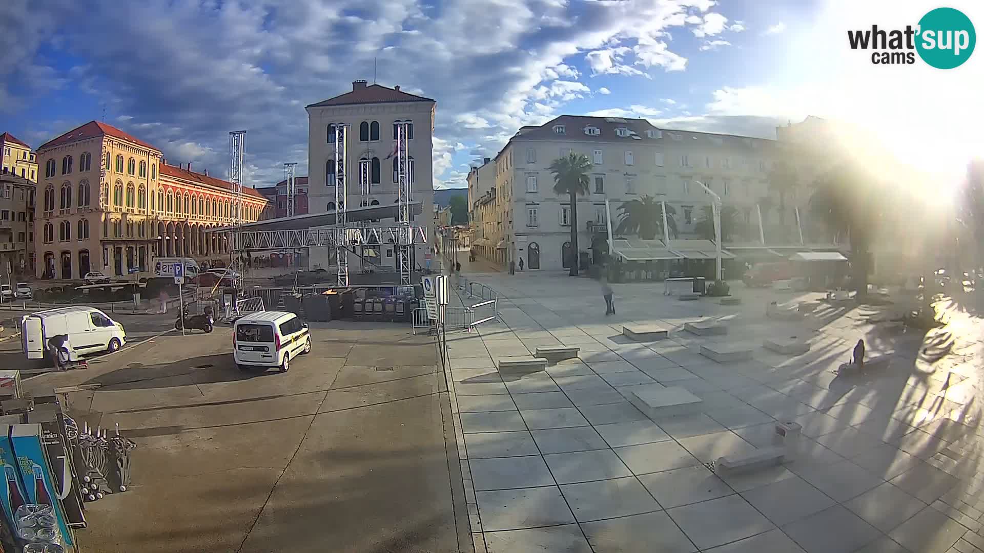 Webcam Split Riva – Prokurative | Trg Republike