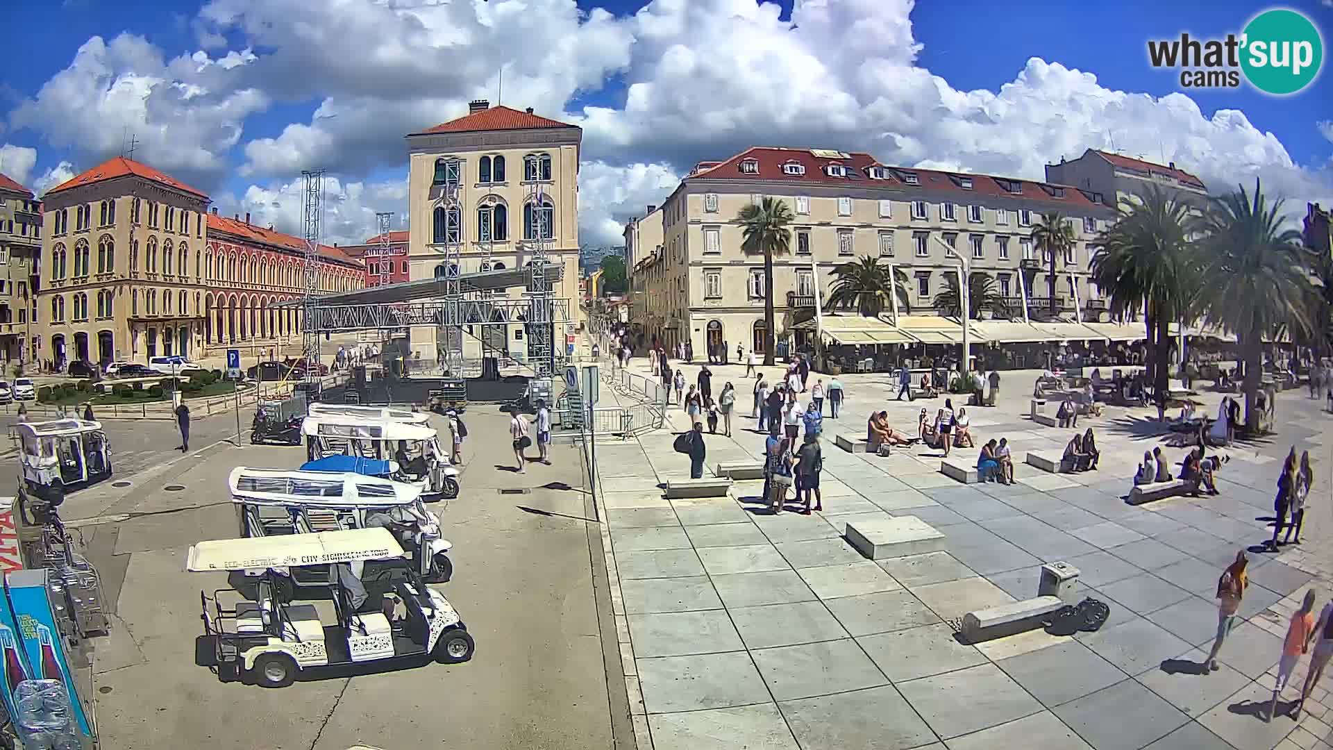 Webcam Spalato Riva – Prokurative | Piazza della Republika