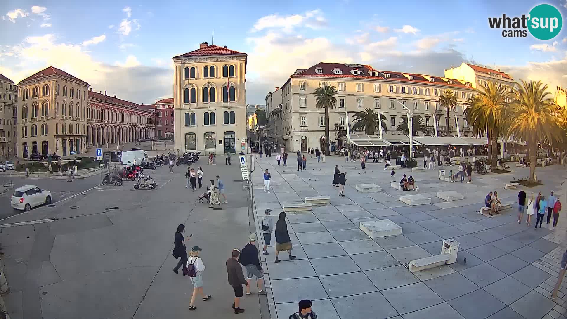 Webcam Split Riva – Prokurative | Trg Republike