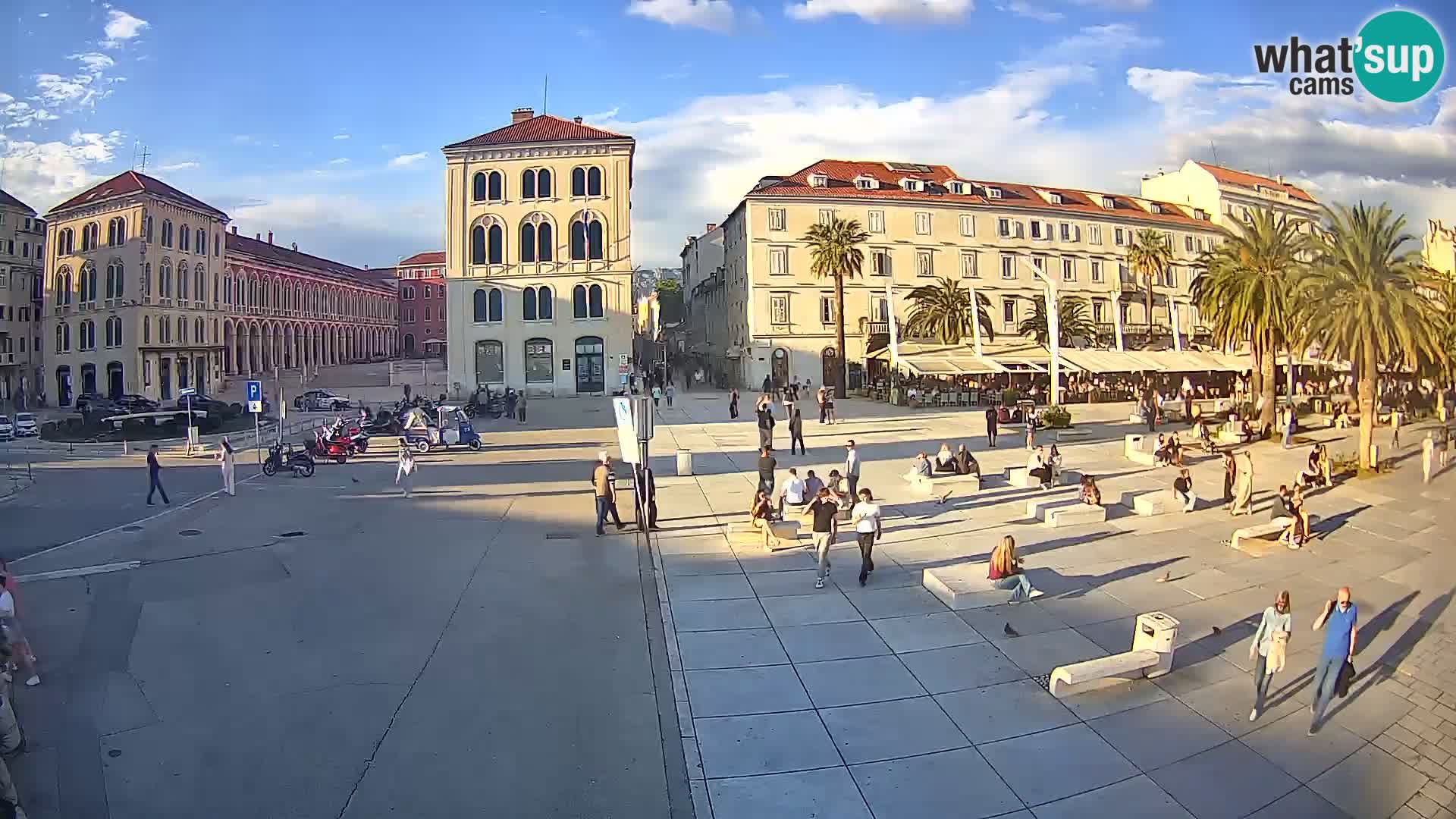 Webcam Split Riva – Prokurative | Trg Republike