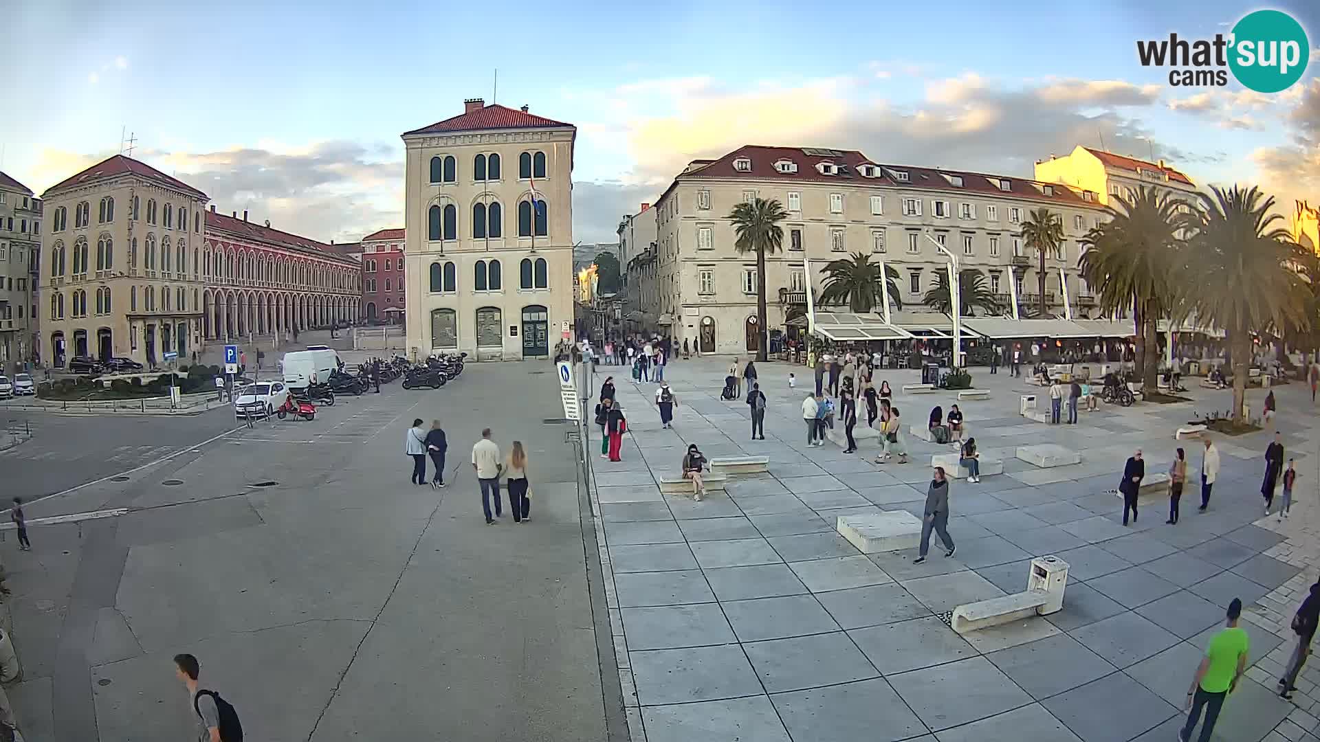 Webcam Split Riva – Prokurative | Trg Republike