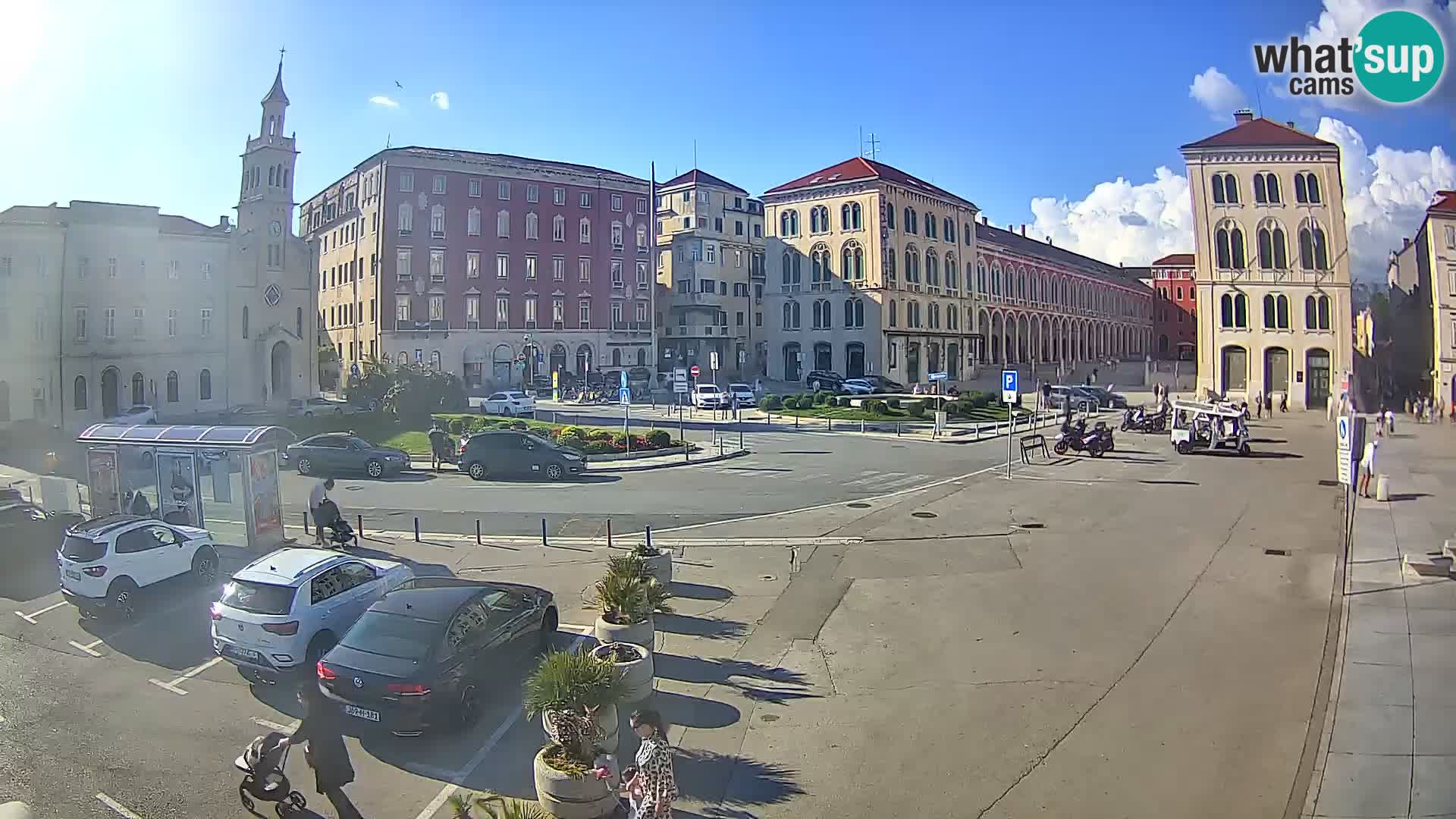 Webcam Split Riva – Prokurative | Trg Republike