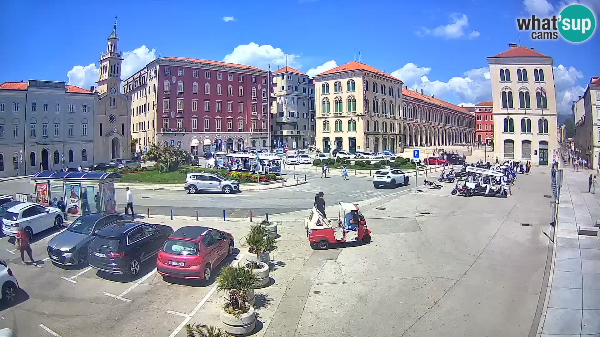 Webcam Split Riva – Prokurative | Trg Republike