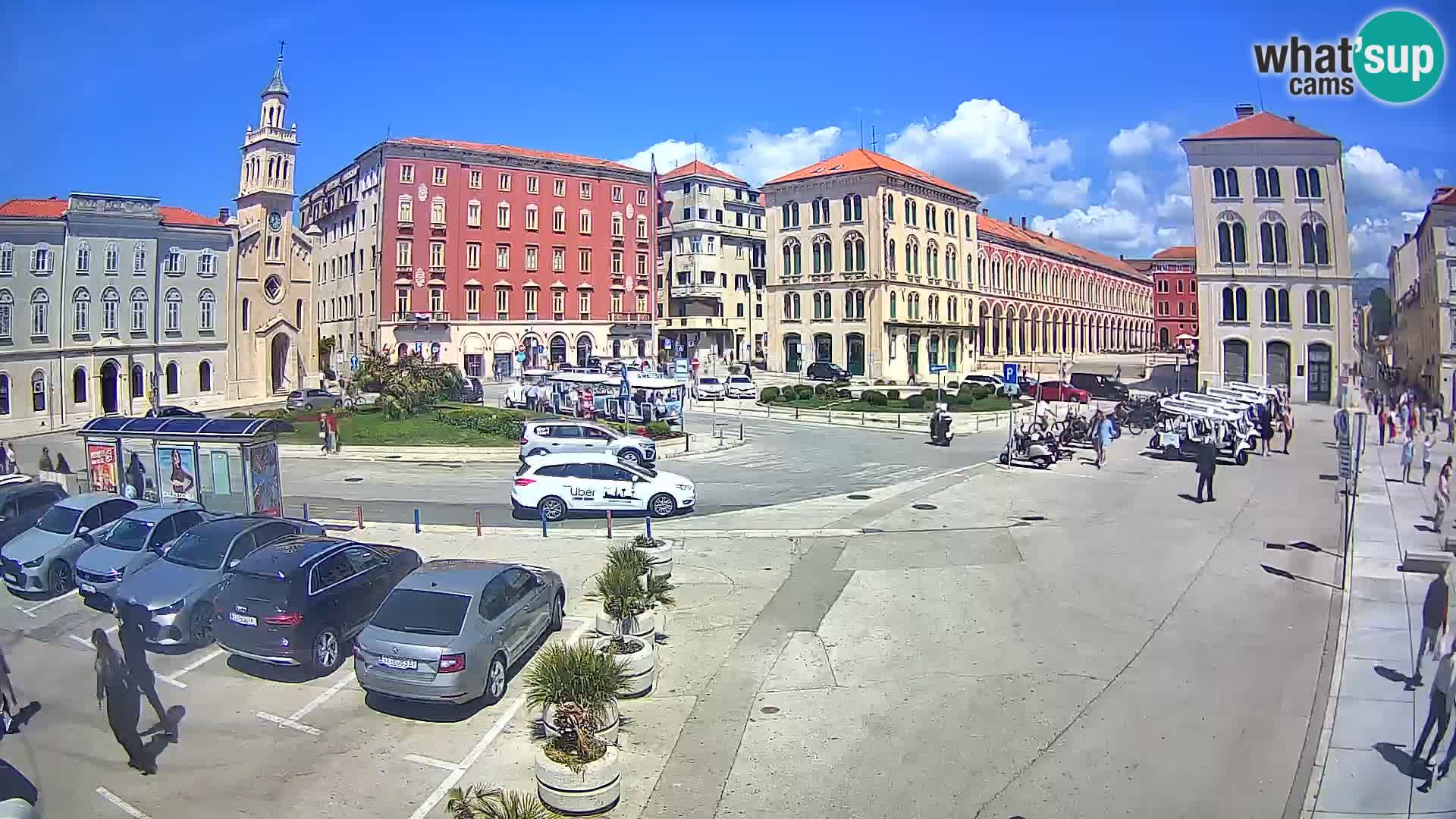 Webcam Spalato Riva – Prokurative | Piazza della Republika