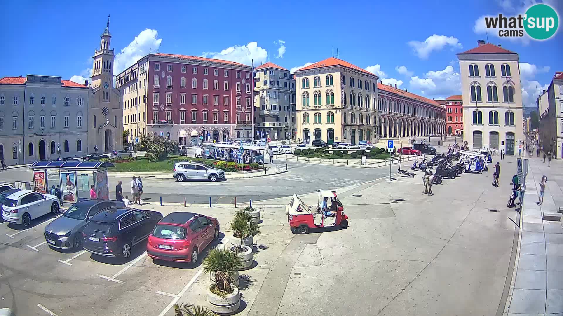 Webcam Split Riva – Prokurative | Trg Republike