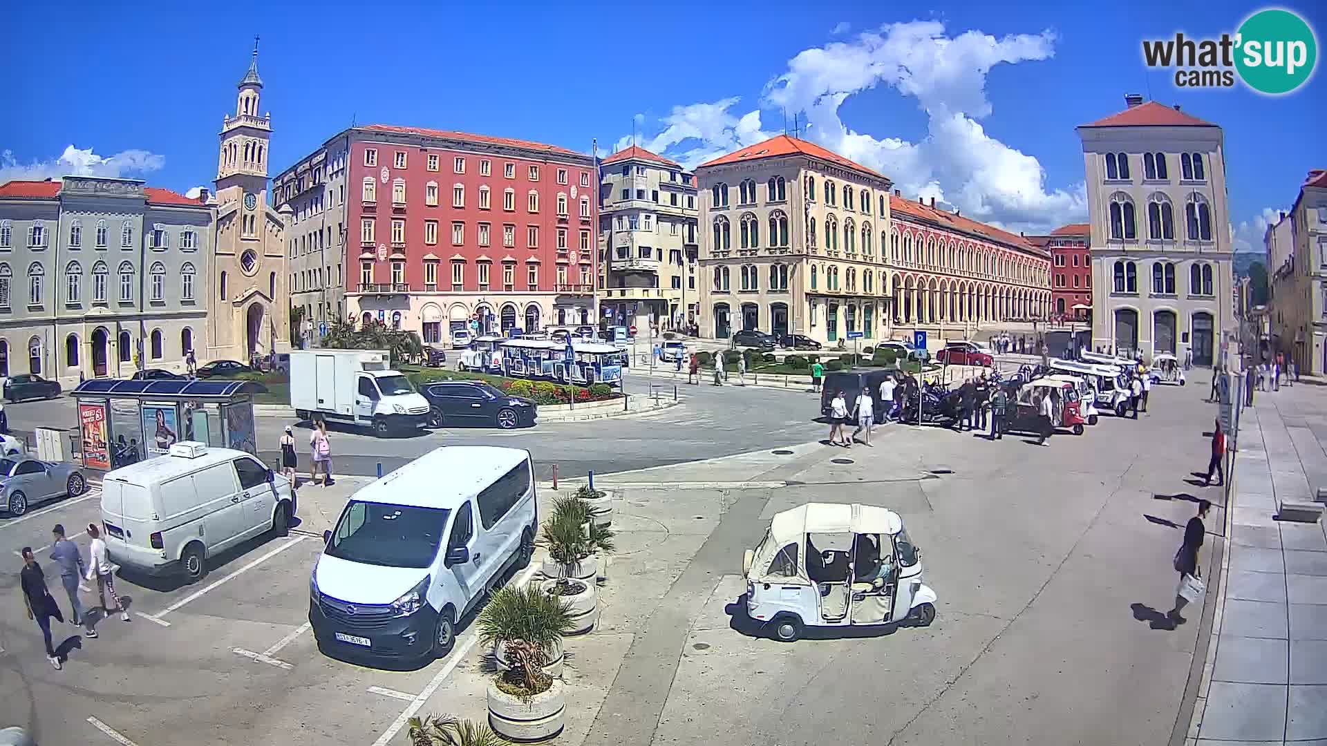 Webcam Split Riva – Prokurative | Trg Republike
