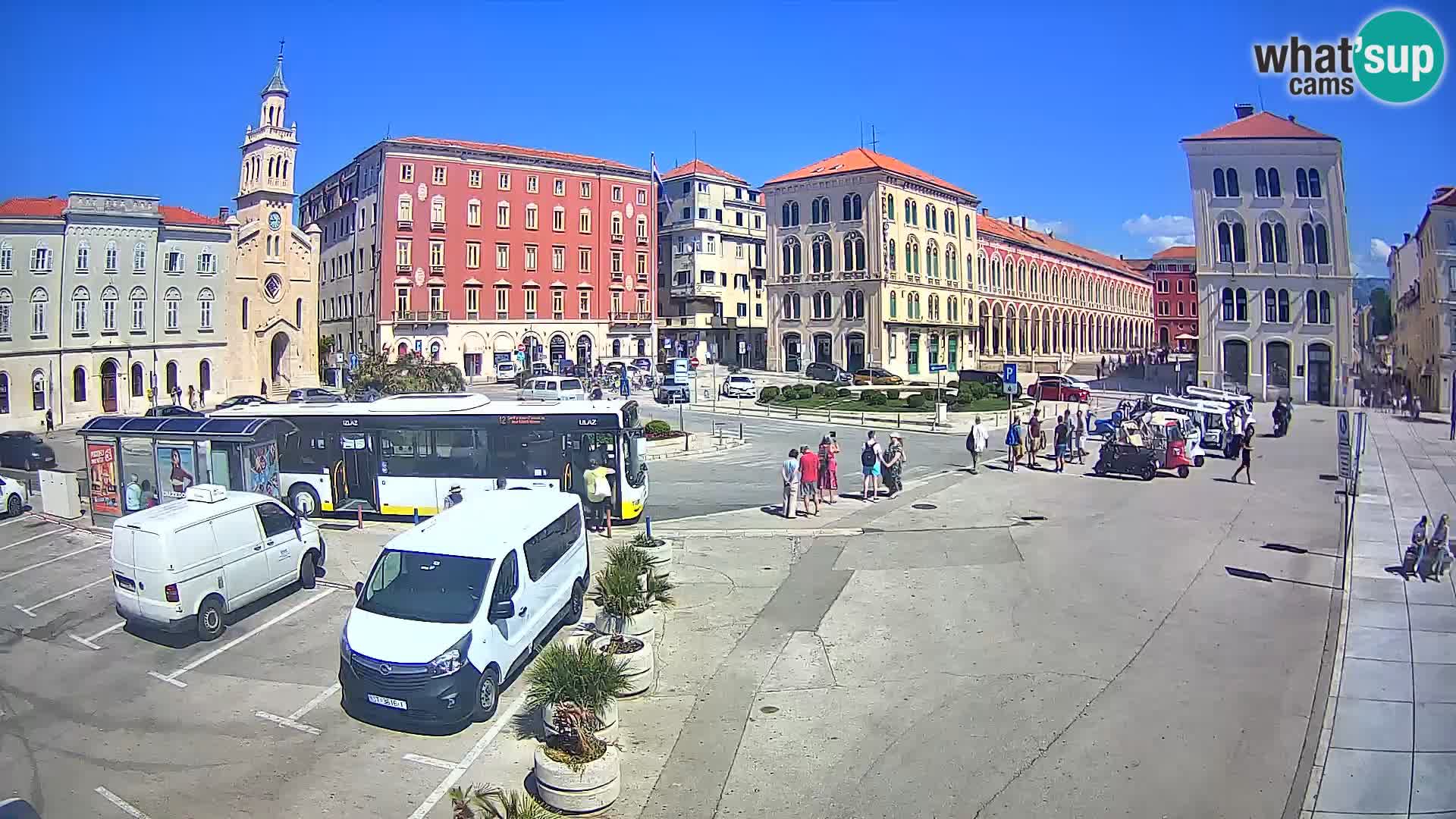 Webcam Split Riva – Prokurative | Trg Republike