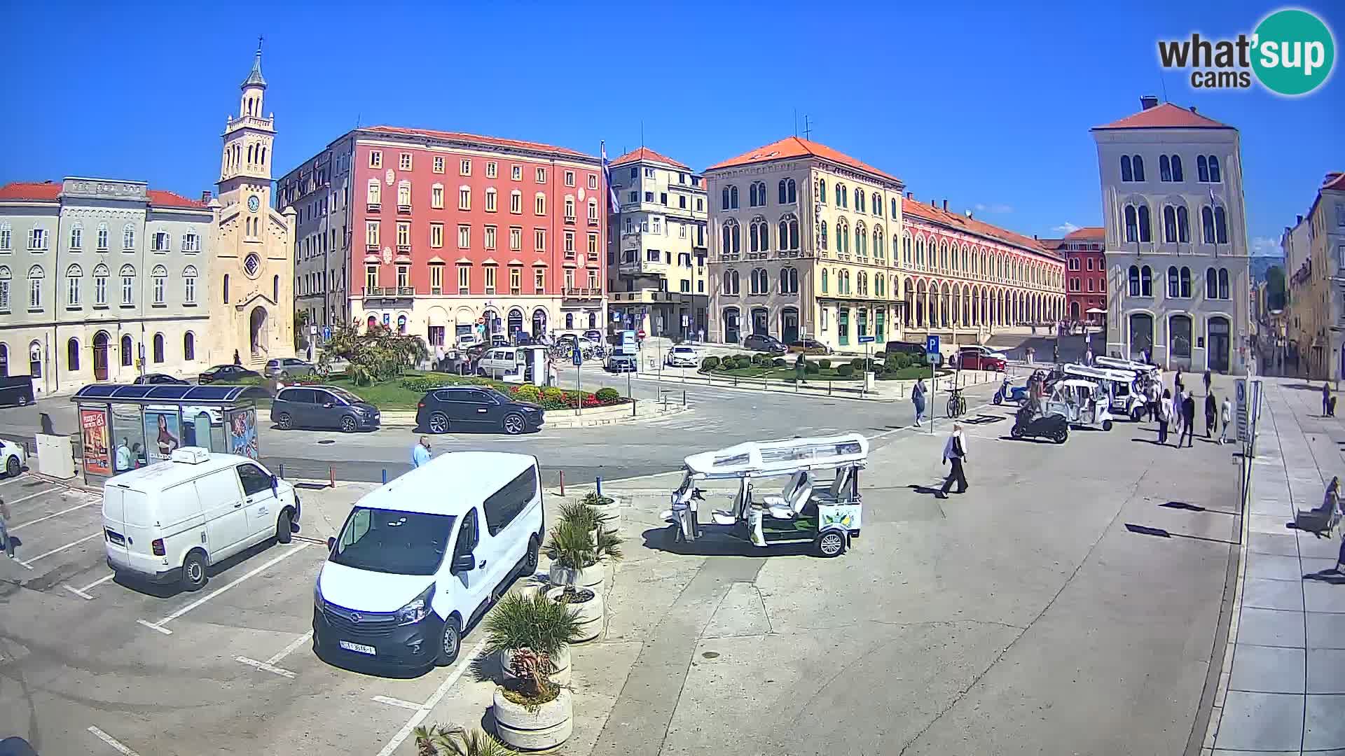 Webcam Split Riva – Prokurative | Trg Republike