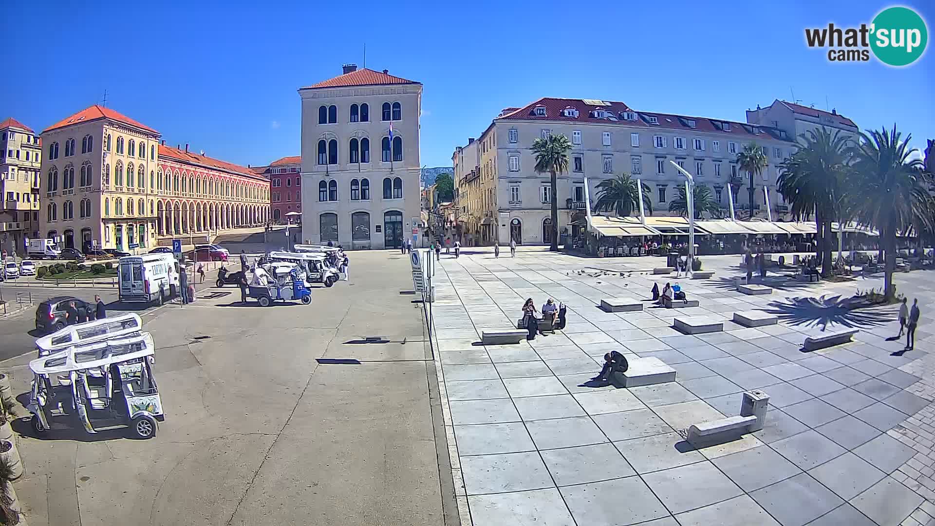 Webcam Split Riva – Prokurative | Trg Republike