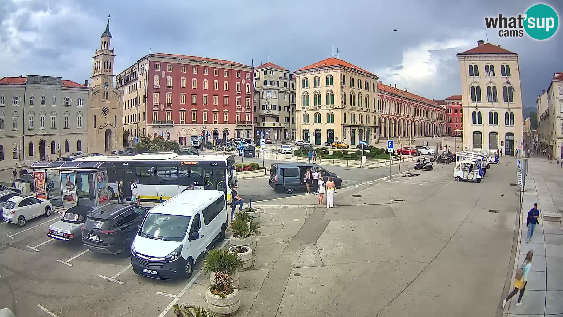 Webcam Split Riva – Prokurative | Trg Republike