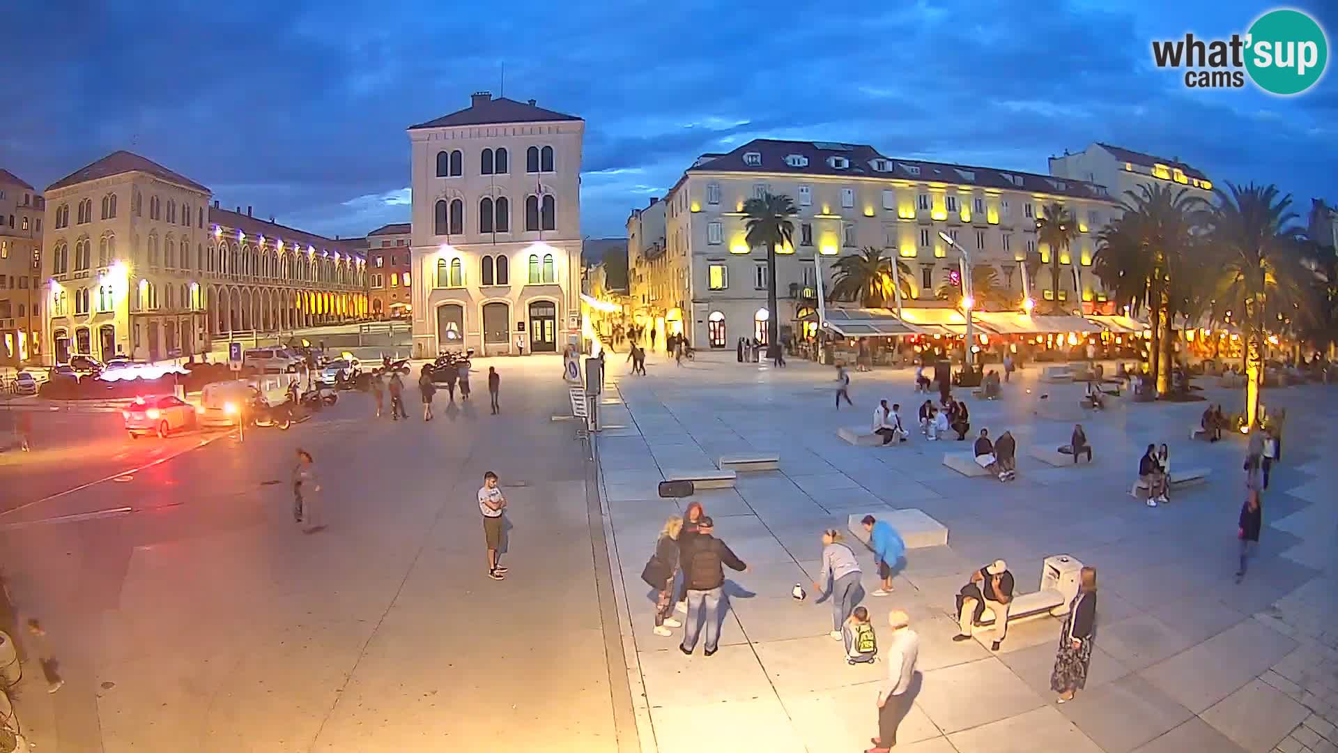 Webcam Split Riva – Prokurative | Trg Republike