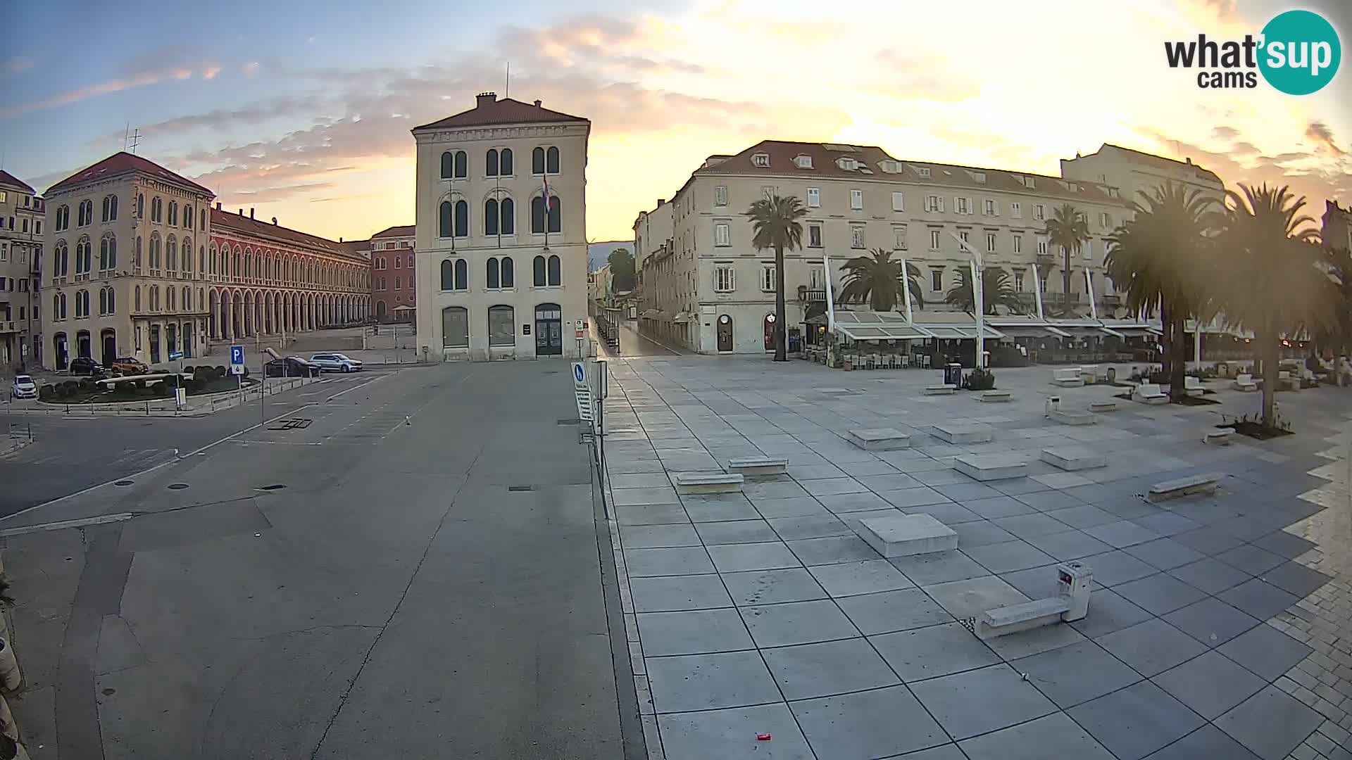 Webcam Split Riva – Prokurative | Trg Republike