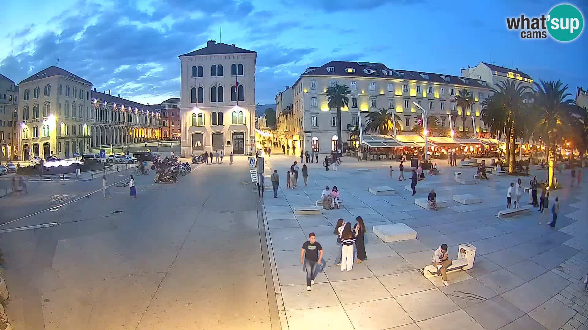 Webcam Split Riva – Prokurative | Trg Republike