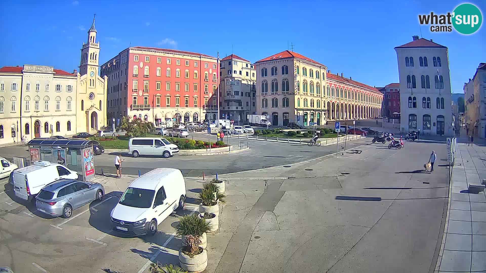 Webcam Split Riva – Prokurative | Trg Republike