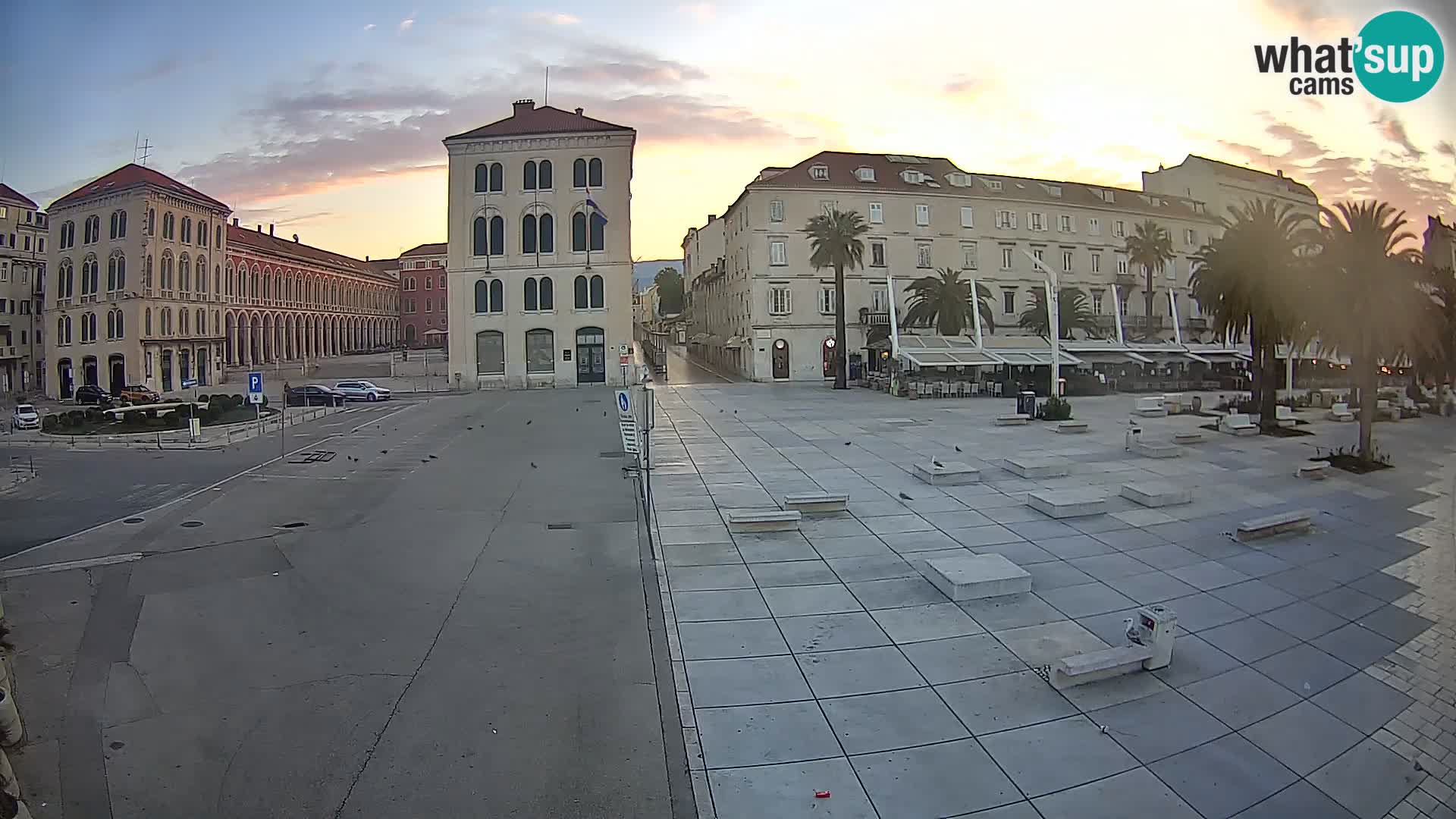 Webcam Spalato Riva – Prokurative | Piazza della Republika