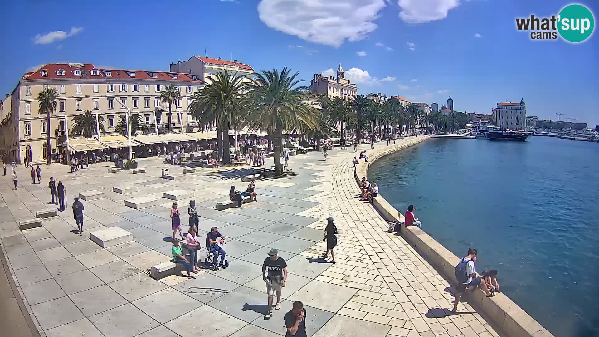 Webcam Spalato Riva – Prokurative | Piazza della Republika