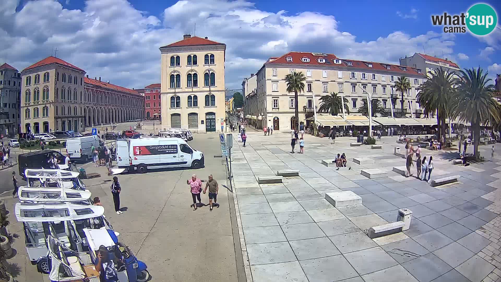 Webcam Split Riva – Prokurative | Trg Republike