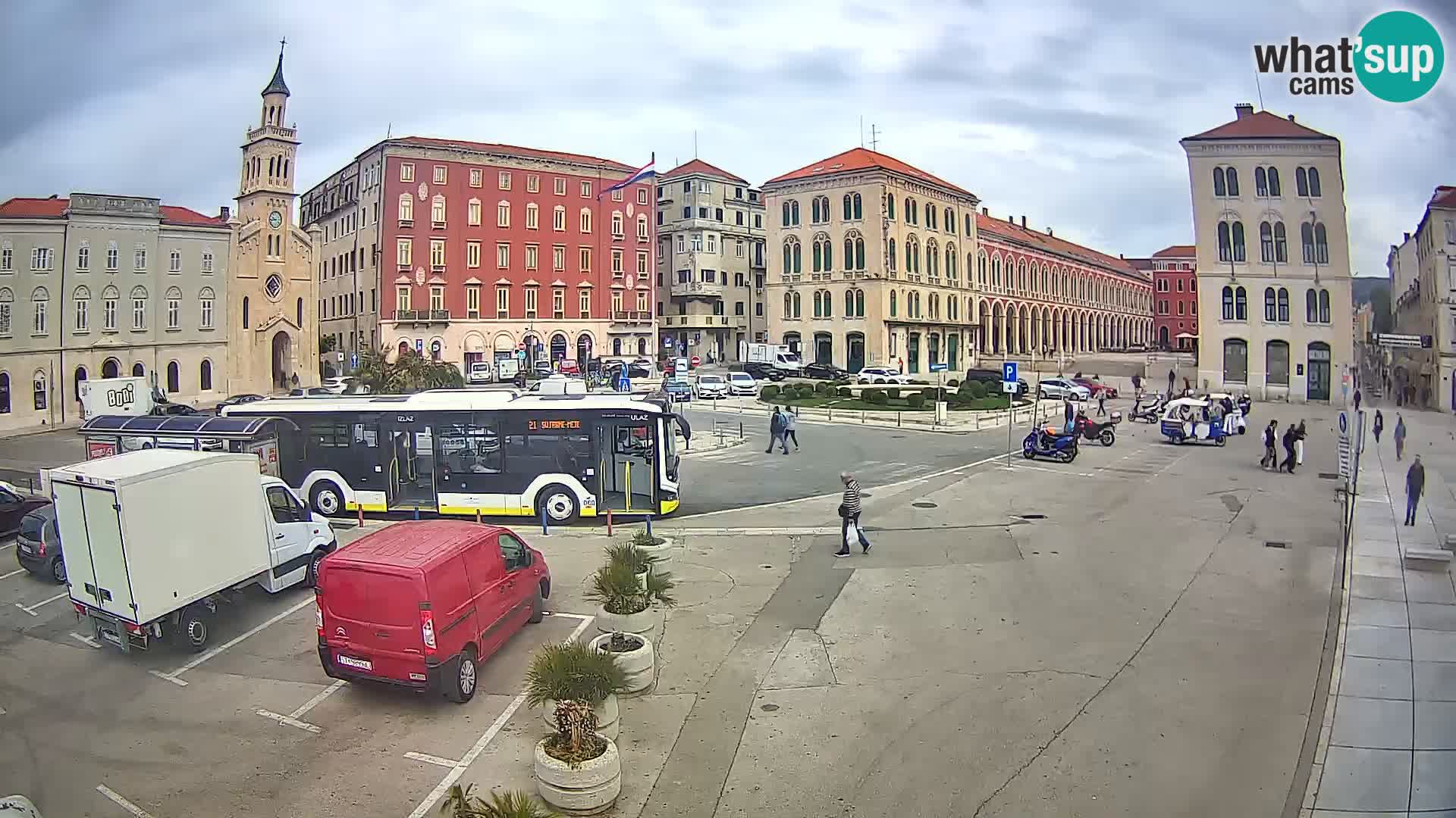 Webcam Split Riva – Prokurative | Trg Republike
