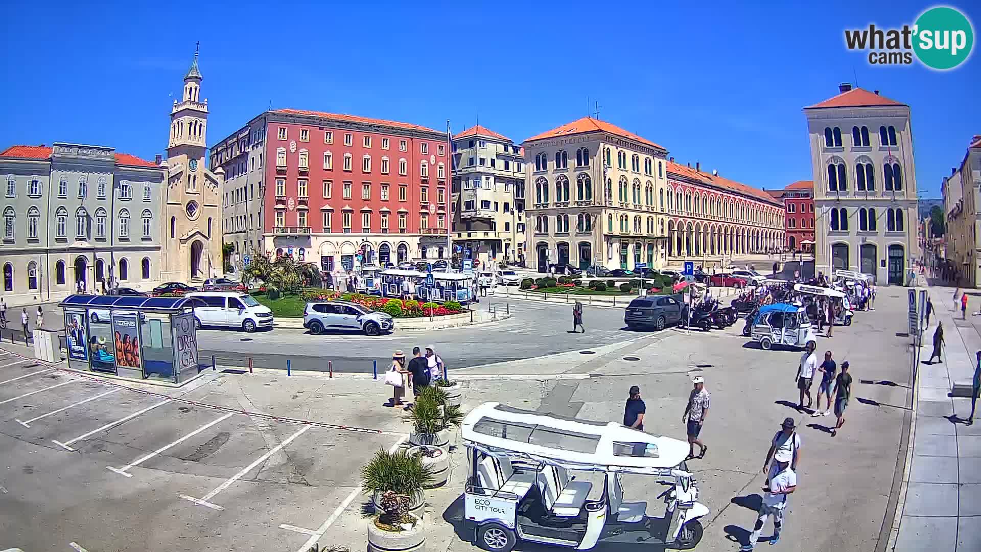 Webcam Split Riva – Prokurative | Trg Republike
