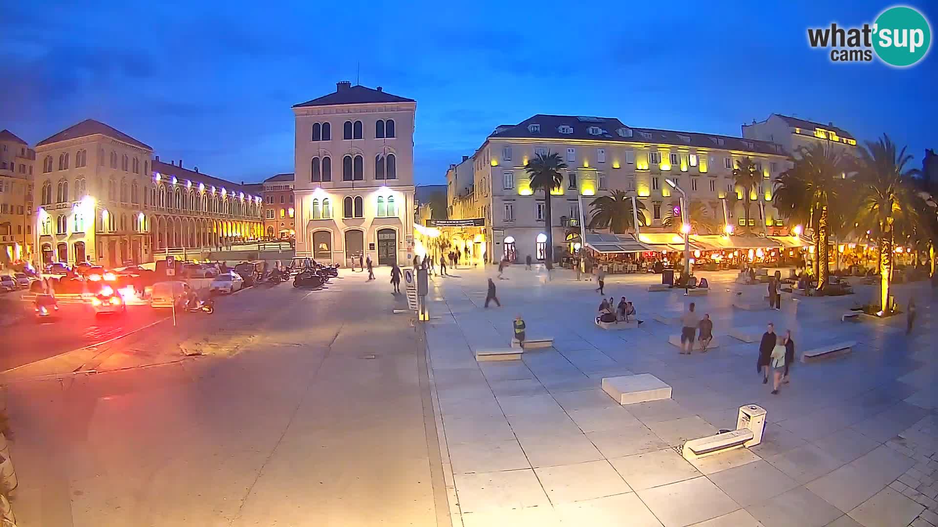 Webcam Split Riva – Prokurative | Trg Republike