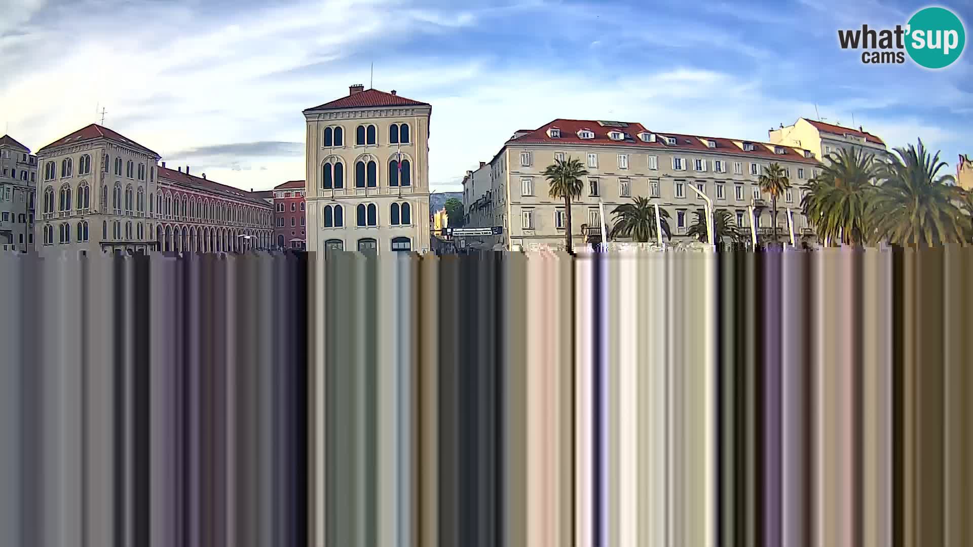 Webcam Spalato Riva – Prokurative | Piazza della Republika