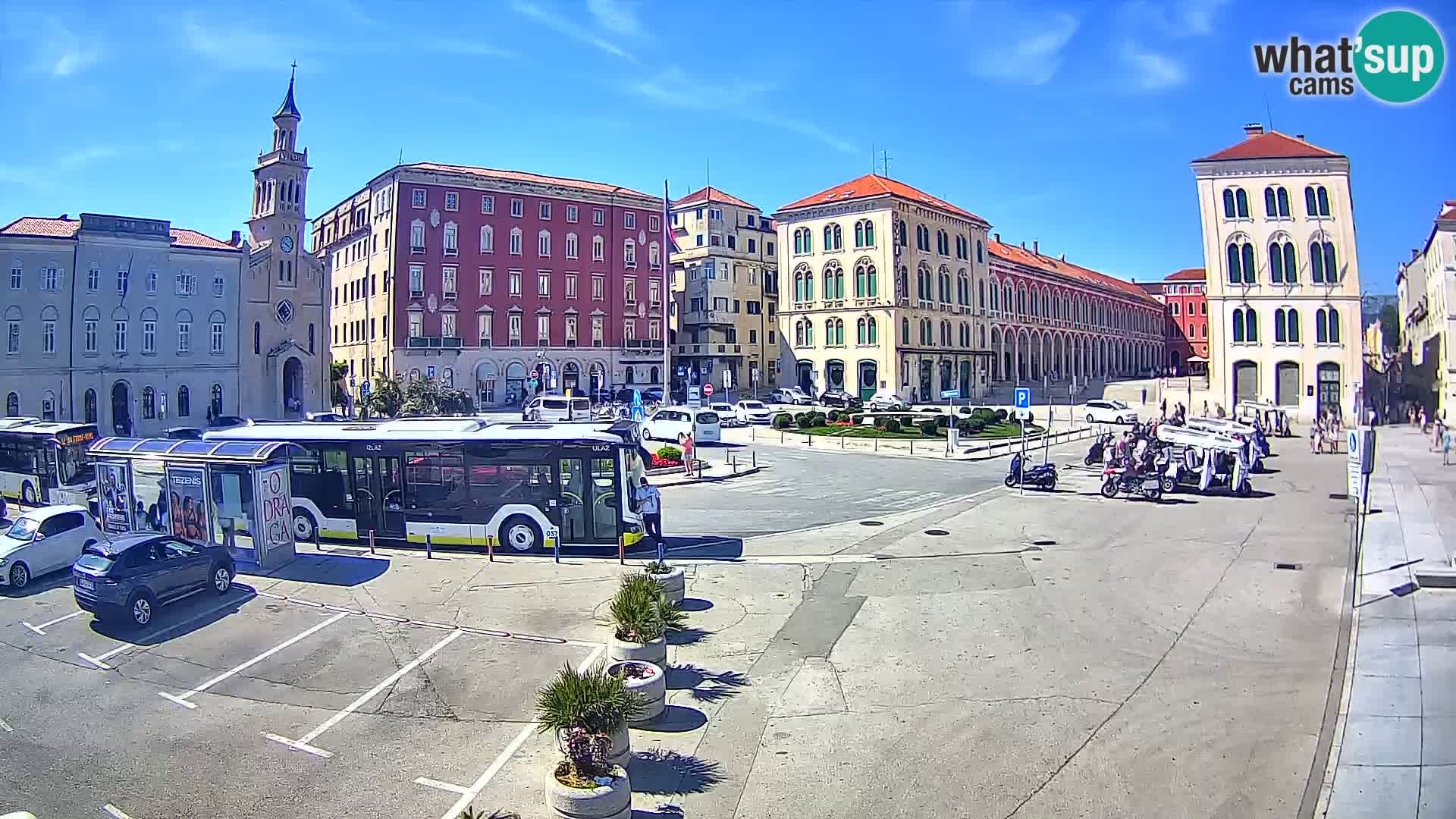 Webcam Split Riva – Prokurative | Trg Republike