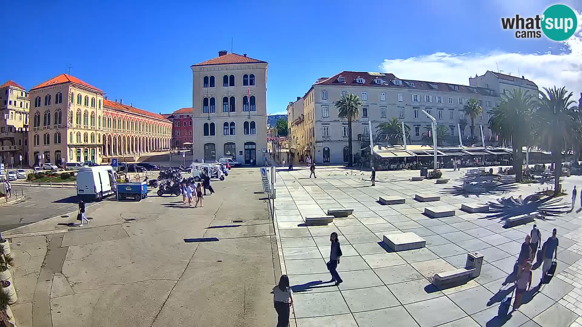 Webcam Split Riva – Prokurative | Trg Republike