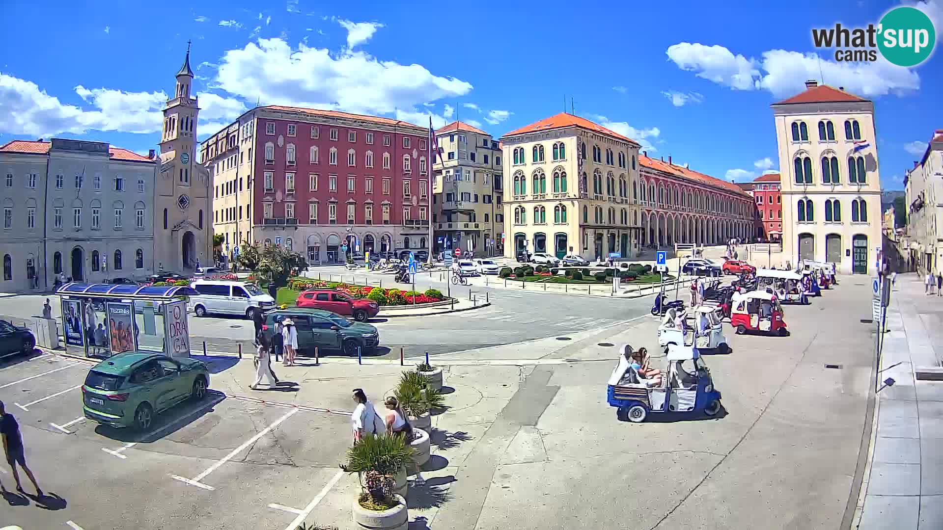Webcam Spalato Riva – Prokurative | Piazza della Republika