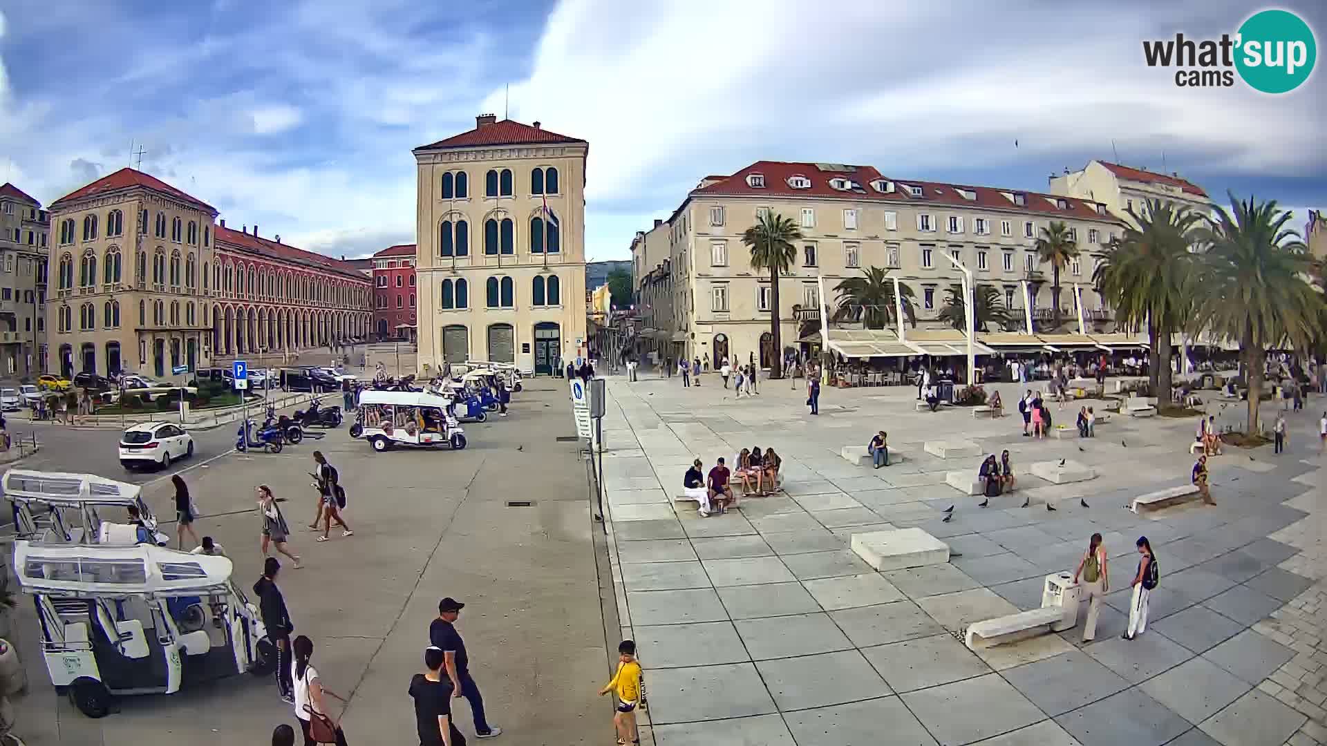 Webcam Split Riva – Prokurative | Trg Republike