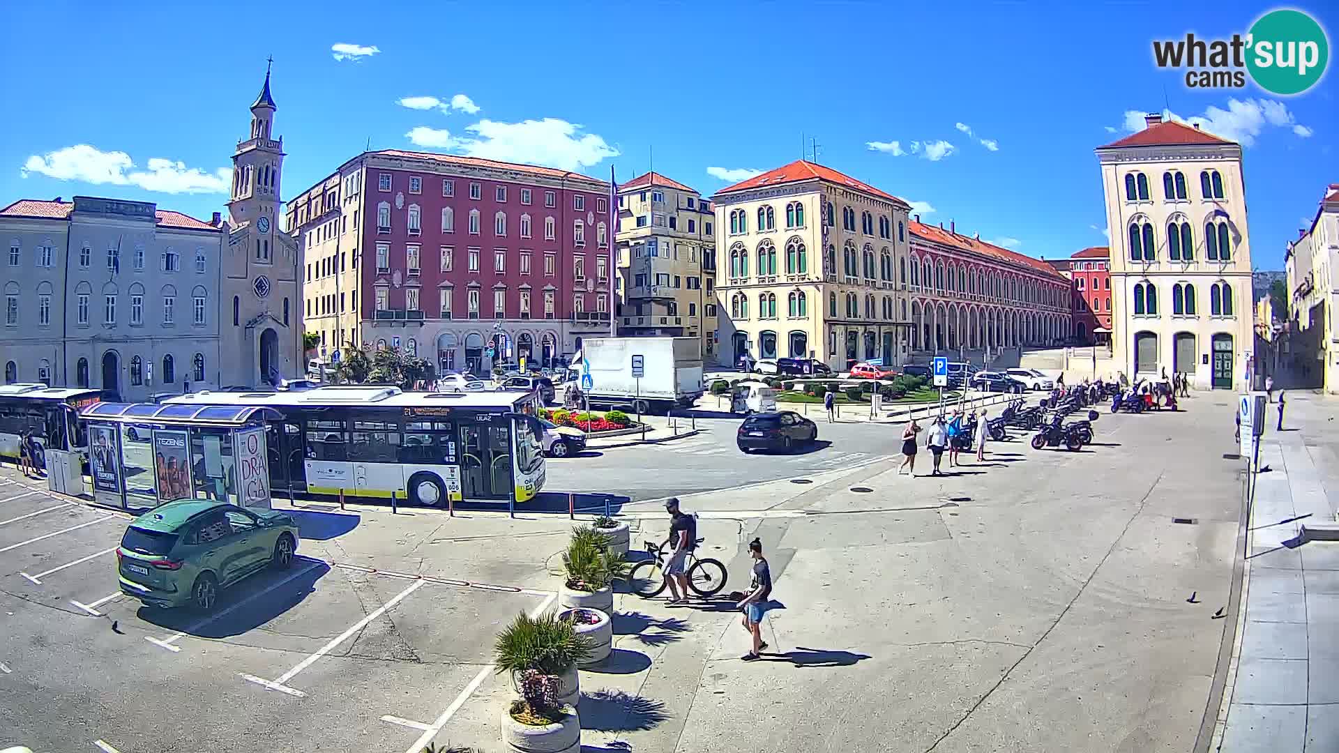 Webcam Split Riva – Prokurative | Trg Republike
