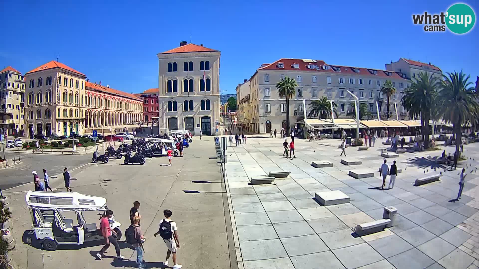 Webcam Split Riva – Prokurative | Trg Republike