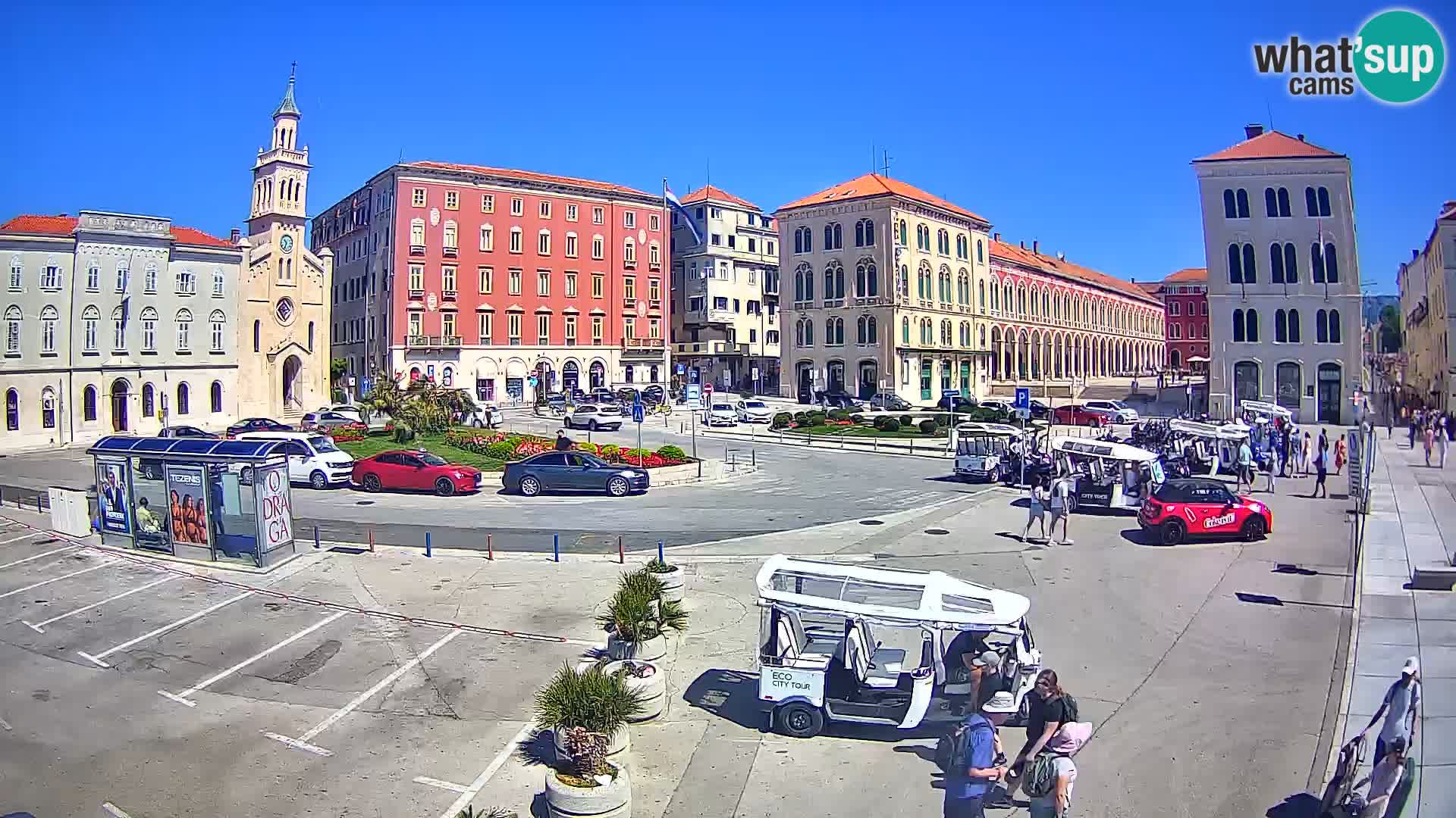 Webcam Split Riva – Prokurative | Trg Republike