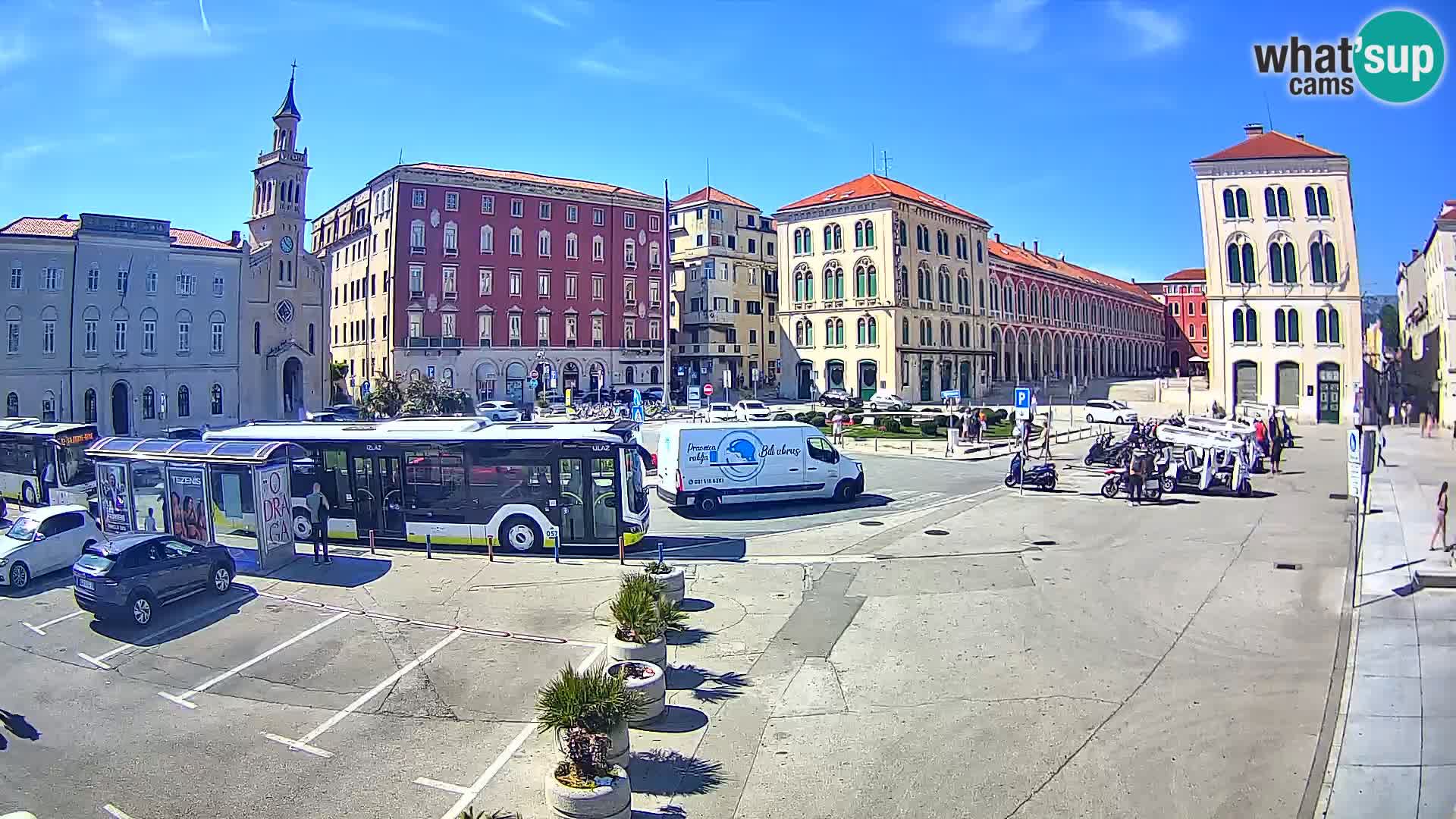 Webcam Spalato Riva – Prokurative | Piazza della Republika