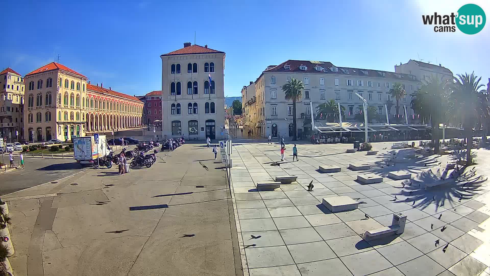 Webcam Split Riva – Prokurative | Trg Republike