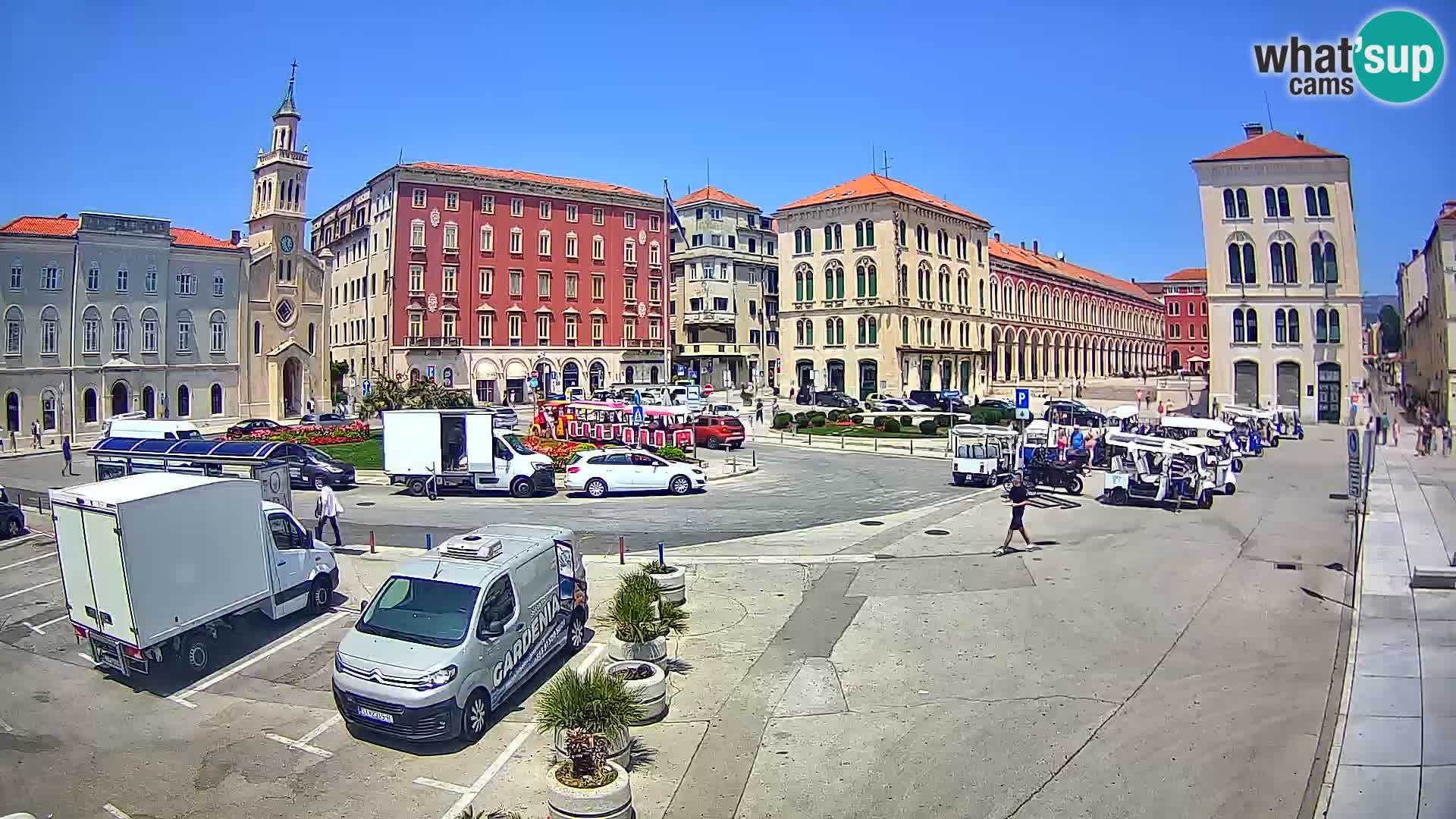 Webcam Split Riva – Prokurative | Trg Republike
