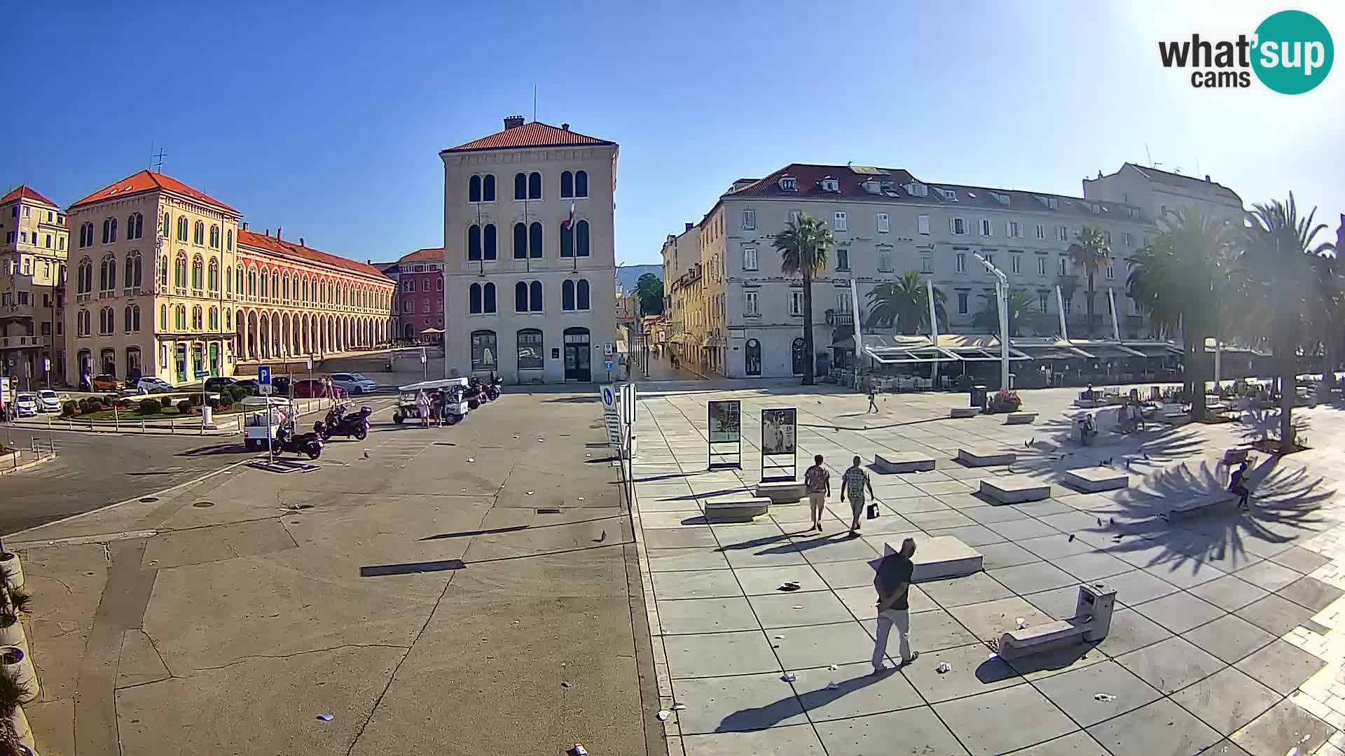 Webcam Split Riva – Prokurative | Trg Republike
