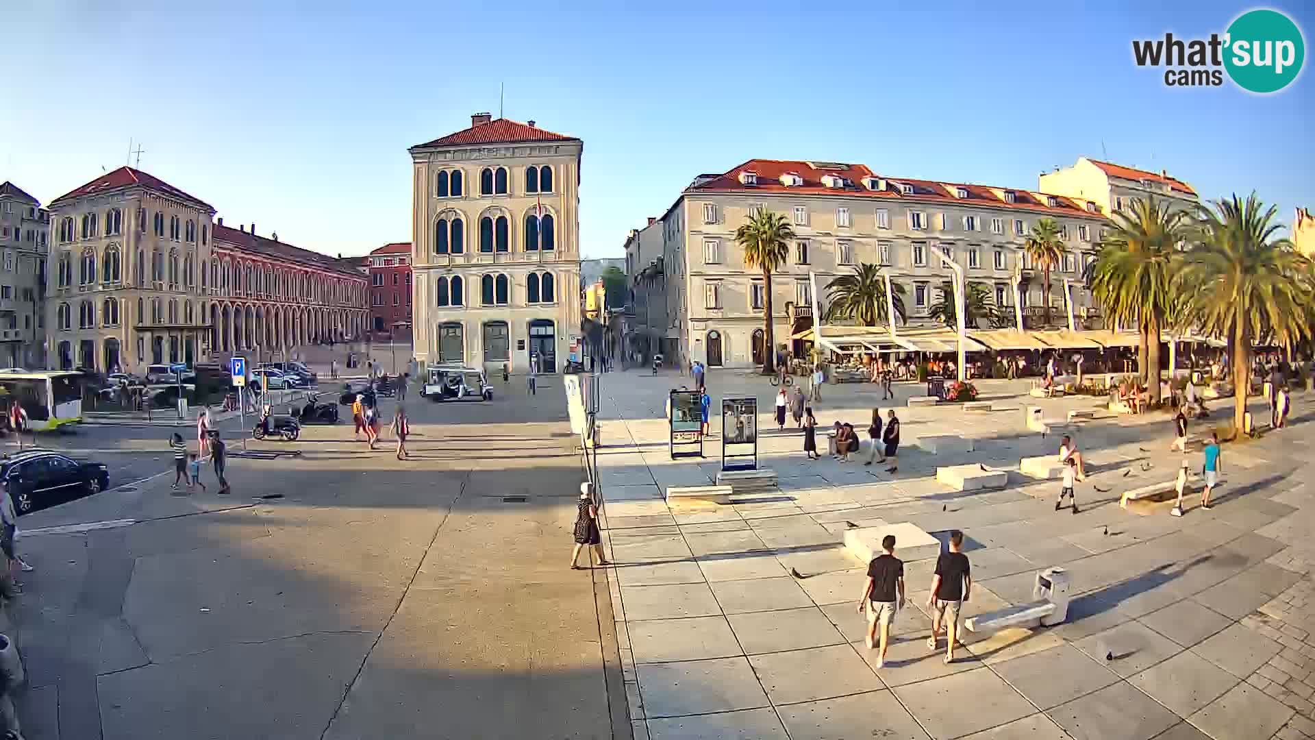 Webcam Spalato Riva – Prokurative | Piazza della Republika