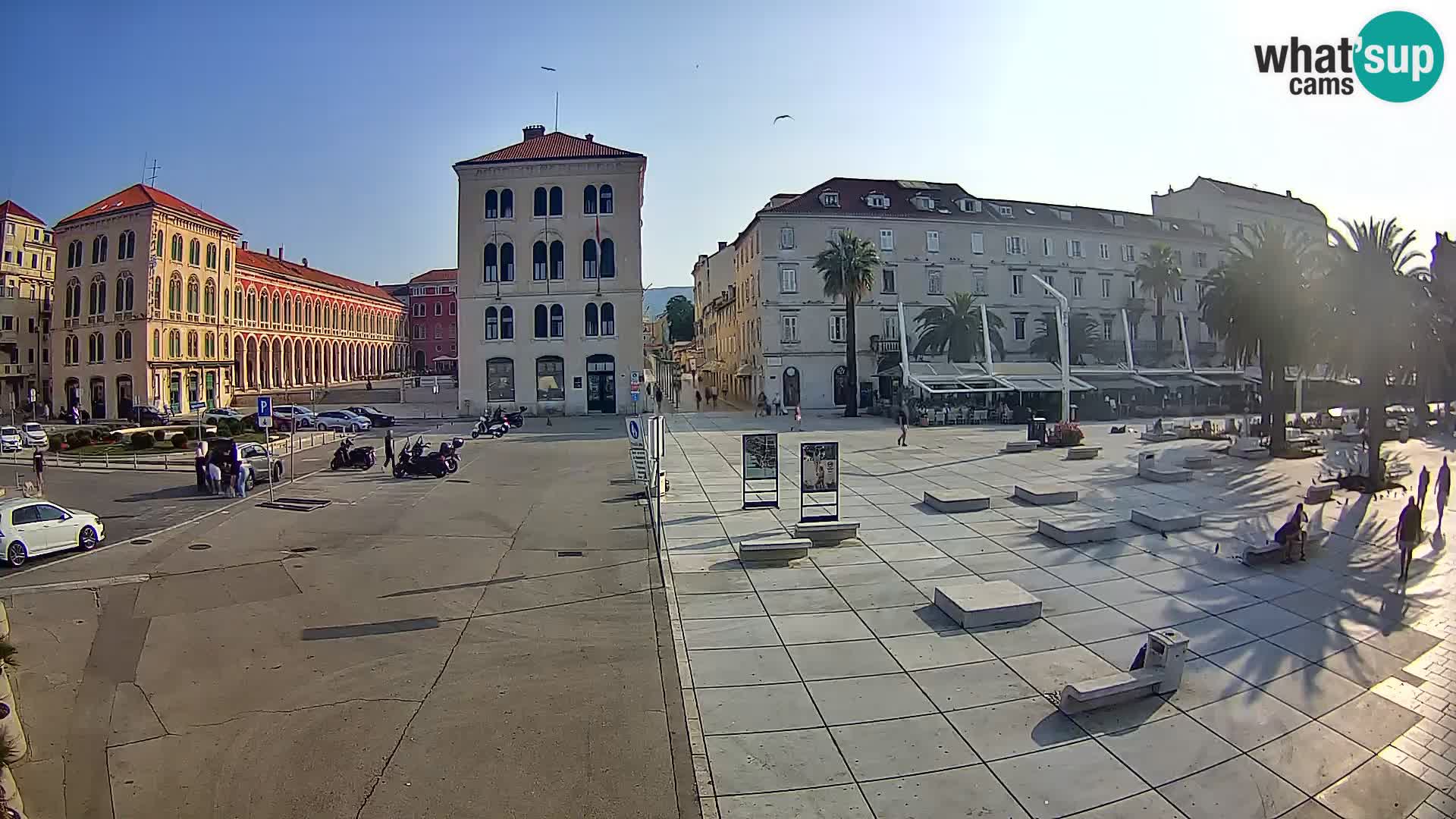 Webcam Split Riva – Prokurative | Trg Republike