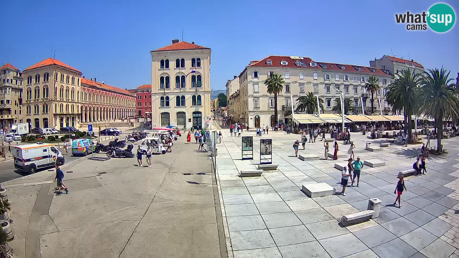 Webcam Split Riva – Prokurative | Trg Republike