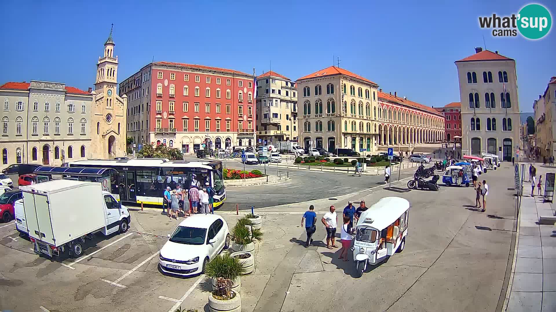 Webcam Split Riva – Prokurative | Plaza de la República