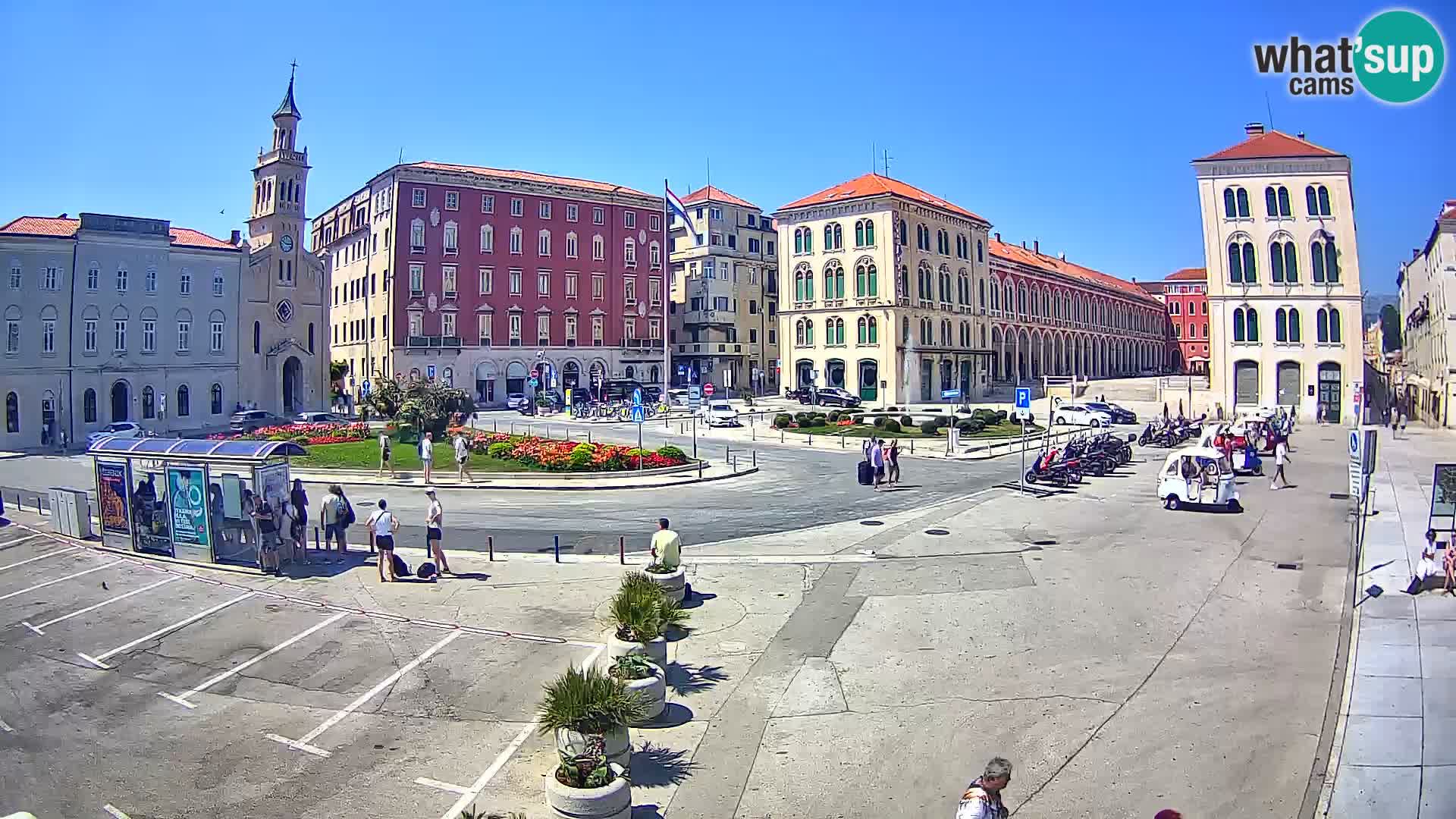 Webcam Split Riva – Prokurative | Trg Republike