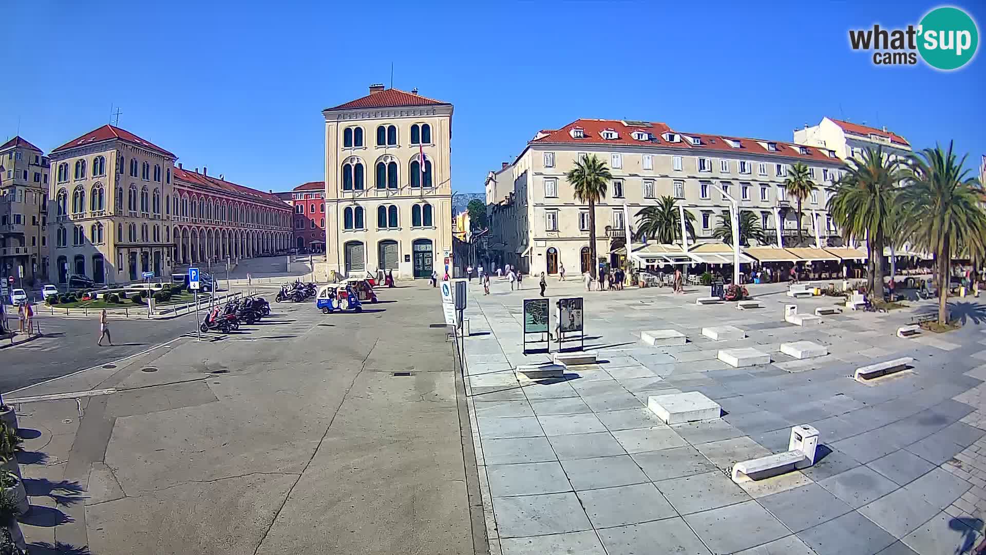 Webcam Split Riva – Prokurative | Trg Republike