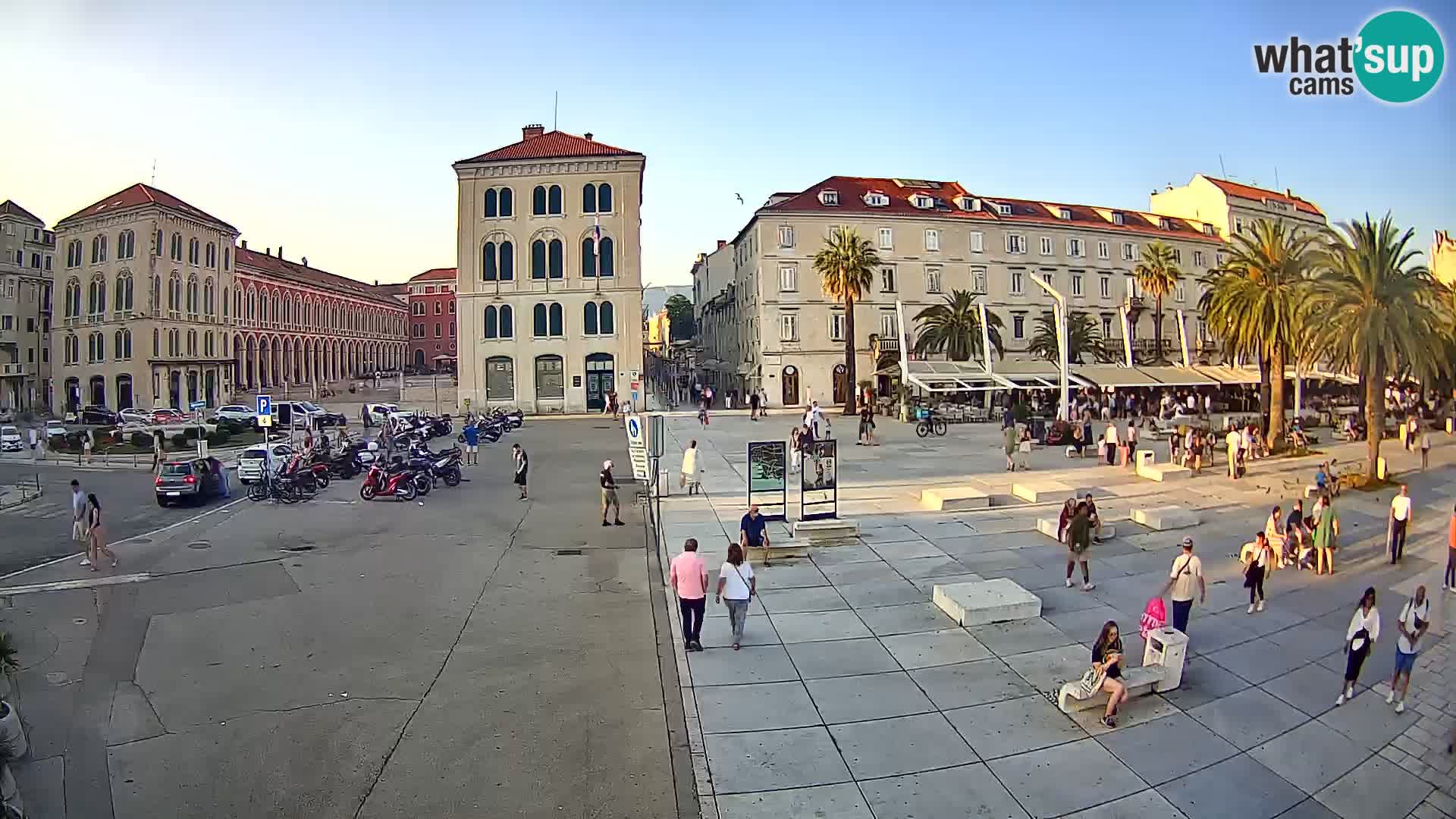 Webcam Split Riva – Prokurative | Trg Republike