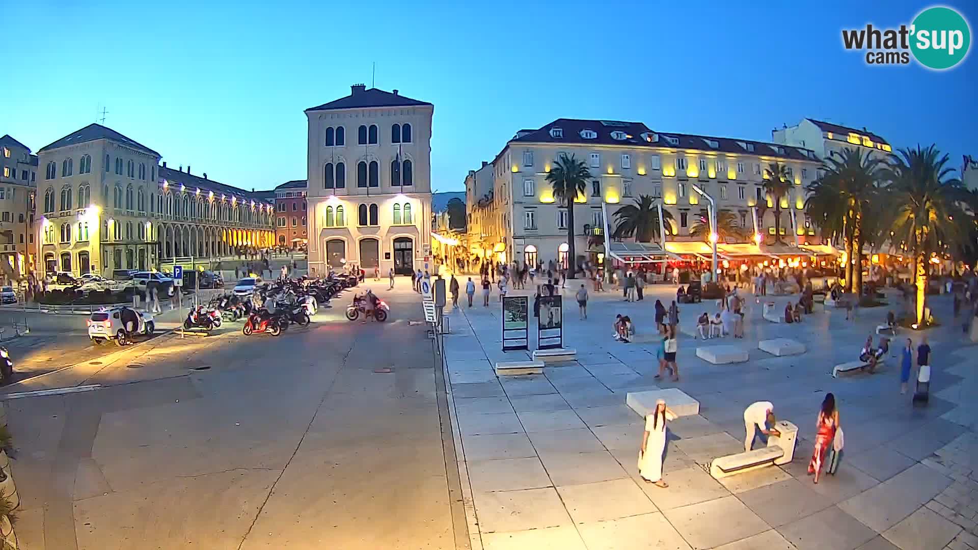 Webcam Spalato Riva – Prokurative | Piazza della Republika